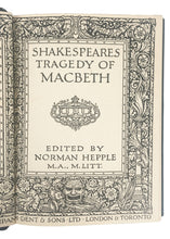 Load image into Gallery viewer, 1931 WILLIAM SHAKESPEARE. Tragedy of Macbeth &amp; As You Like It- Fine Binding Edition.
