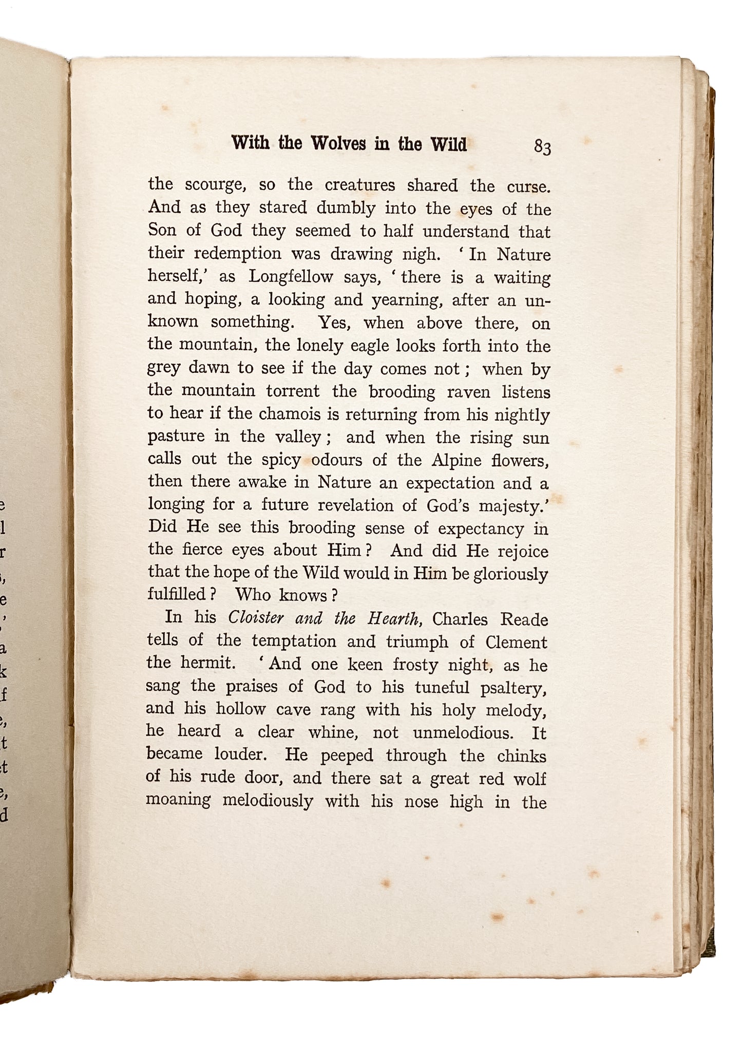 1915 F. W. BOREHAM. Mushrooms on the Moor. First Edition.