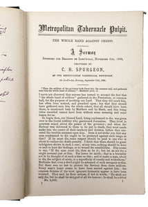1894 C. H. SPURGEON. Fac-Simile of His Manuscript Sermons - Published Upon His Death.