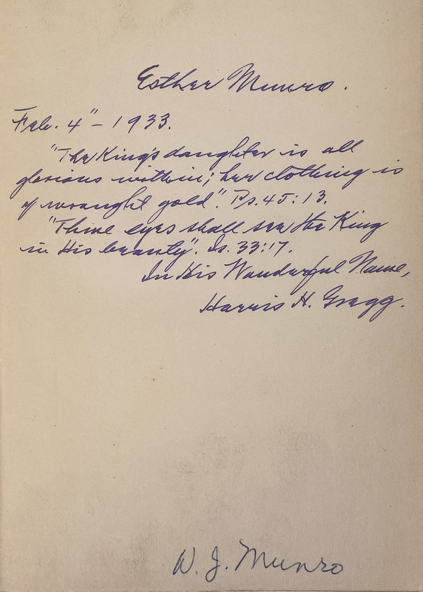 1932 HUDSON TAYLOR. Hudson Taylor's Spiritual Secret, First Edition Signed by Authors.