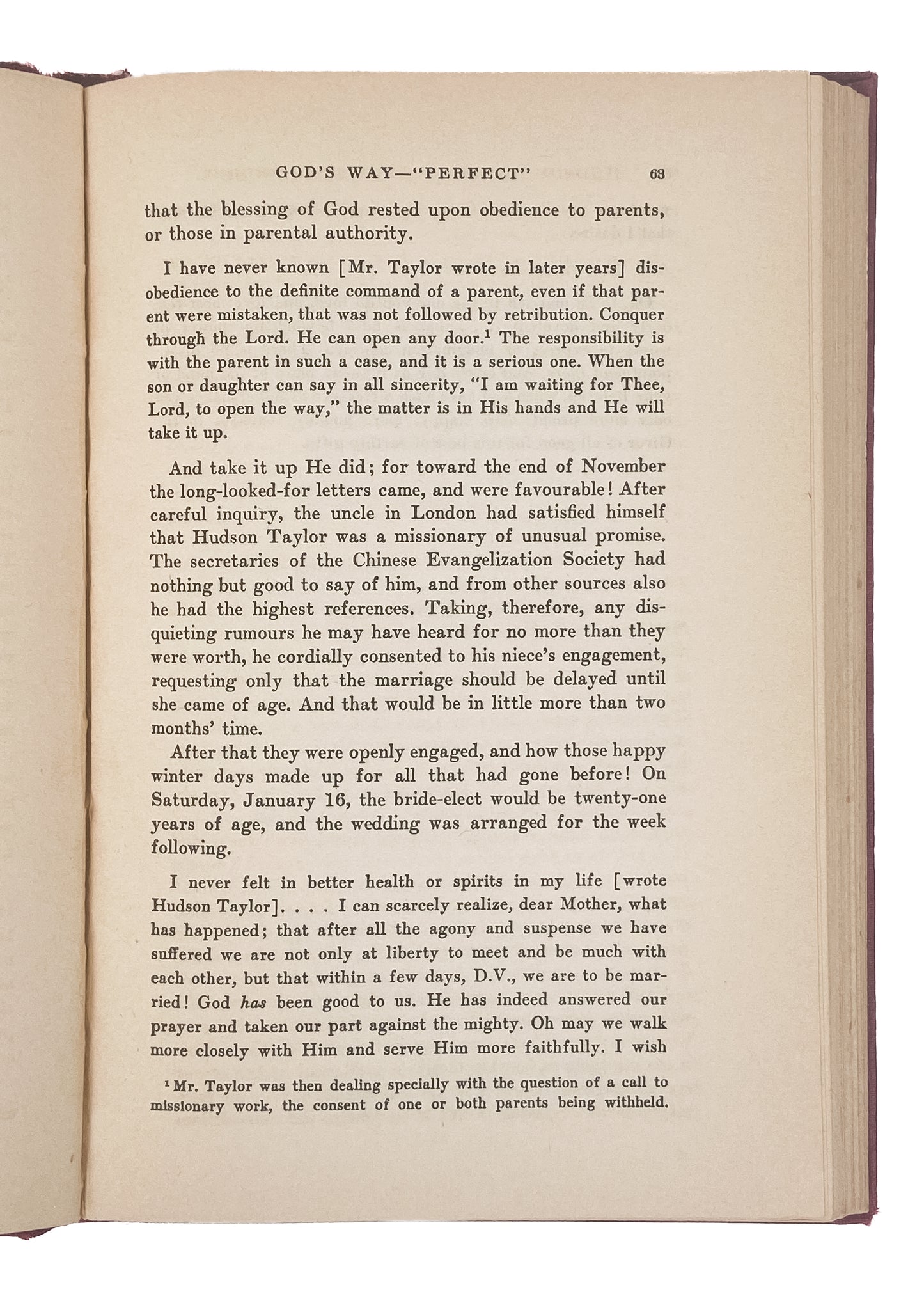 1932 HUDSON TAYLOR. Hudson Taylor's Spiritual Secret, First Edition Signed by Authors.