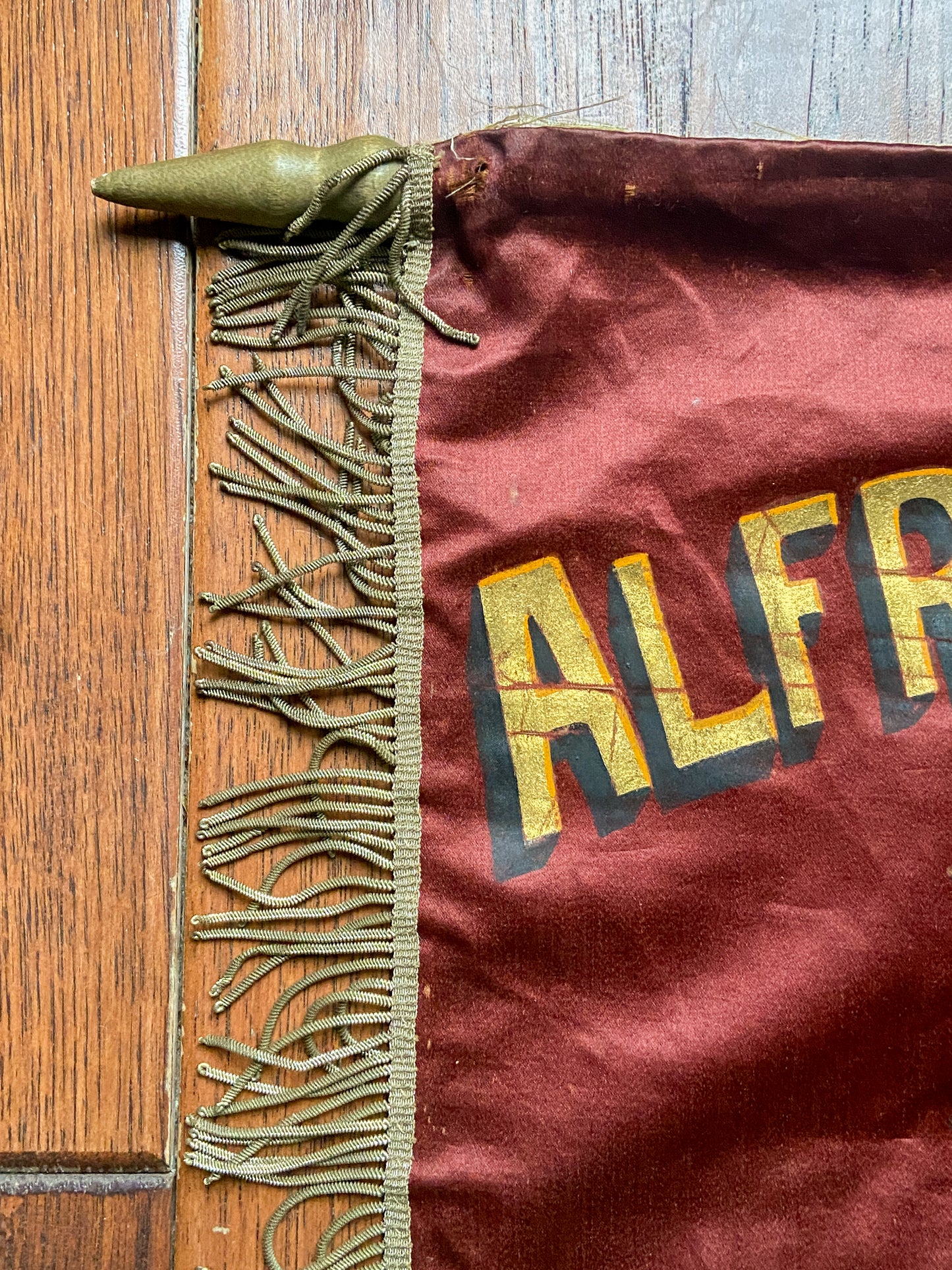 1886 METHODIST. 20 x 26 Handpainted Methodist - Holiness Banner from Methodist Convention.