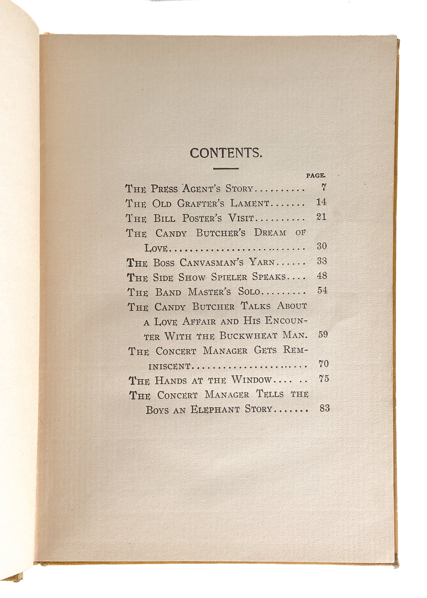 1904 WELLS HAWKS. Tales of the Circus - Barnum & Bailey & Ringling Brothers. Autographed!