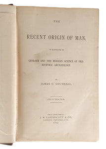 1875 JAMES C. SOUTHALL. Defense of Young Earth and Against Darwin. Science Changes - God's Word Stable.