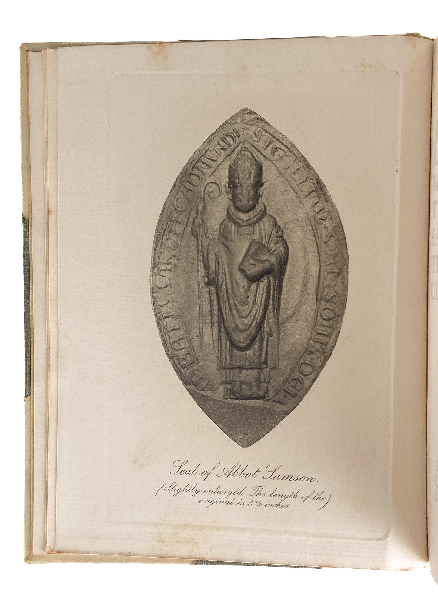 1903 ABBOTT SAMSON [1135-1211]. Monastic Life and Leadership in a 12th Century Spiritual Community.