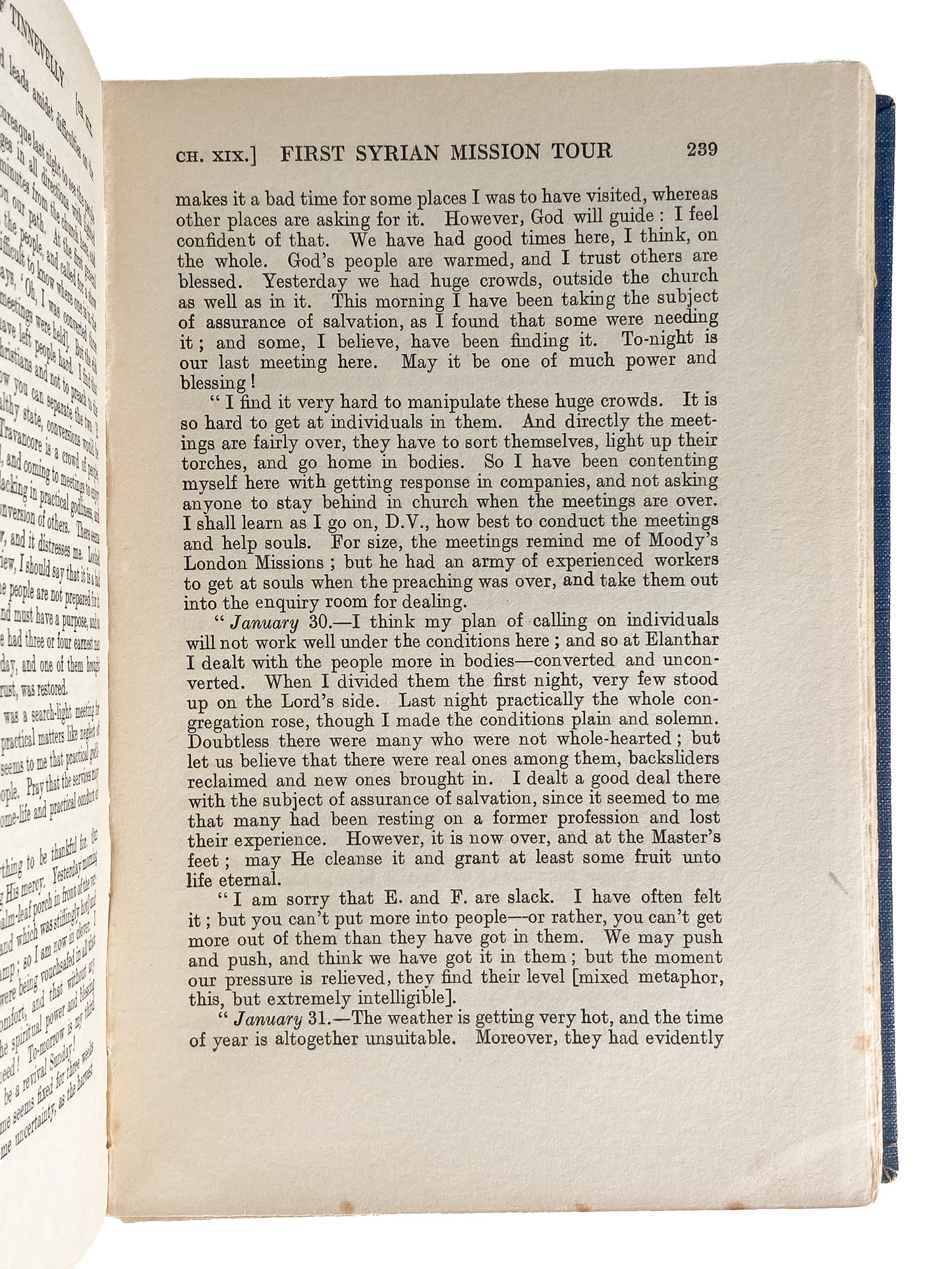 1916 AMY WILSON-CARMICHAEL. Walker of Tinnevelly. First Edition Inscribed by Wife. Revival