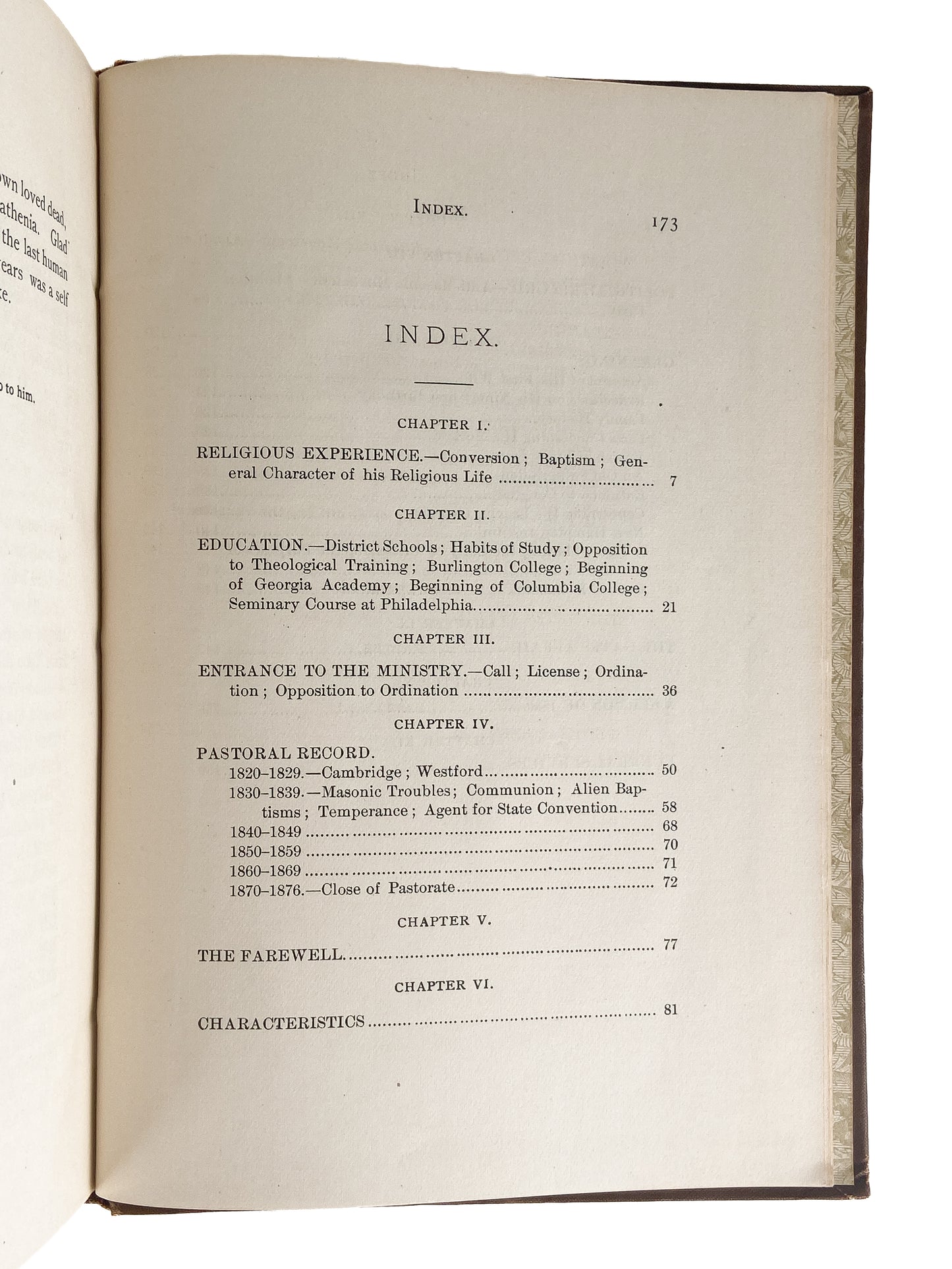 1885 ALVAH SABIN. Life of Vermont Baptist Revivalist, Anti-Slavery Abolitionist, and State Representative.