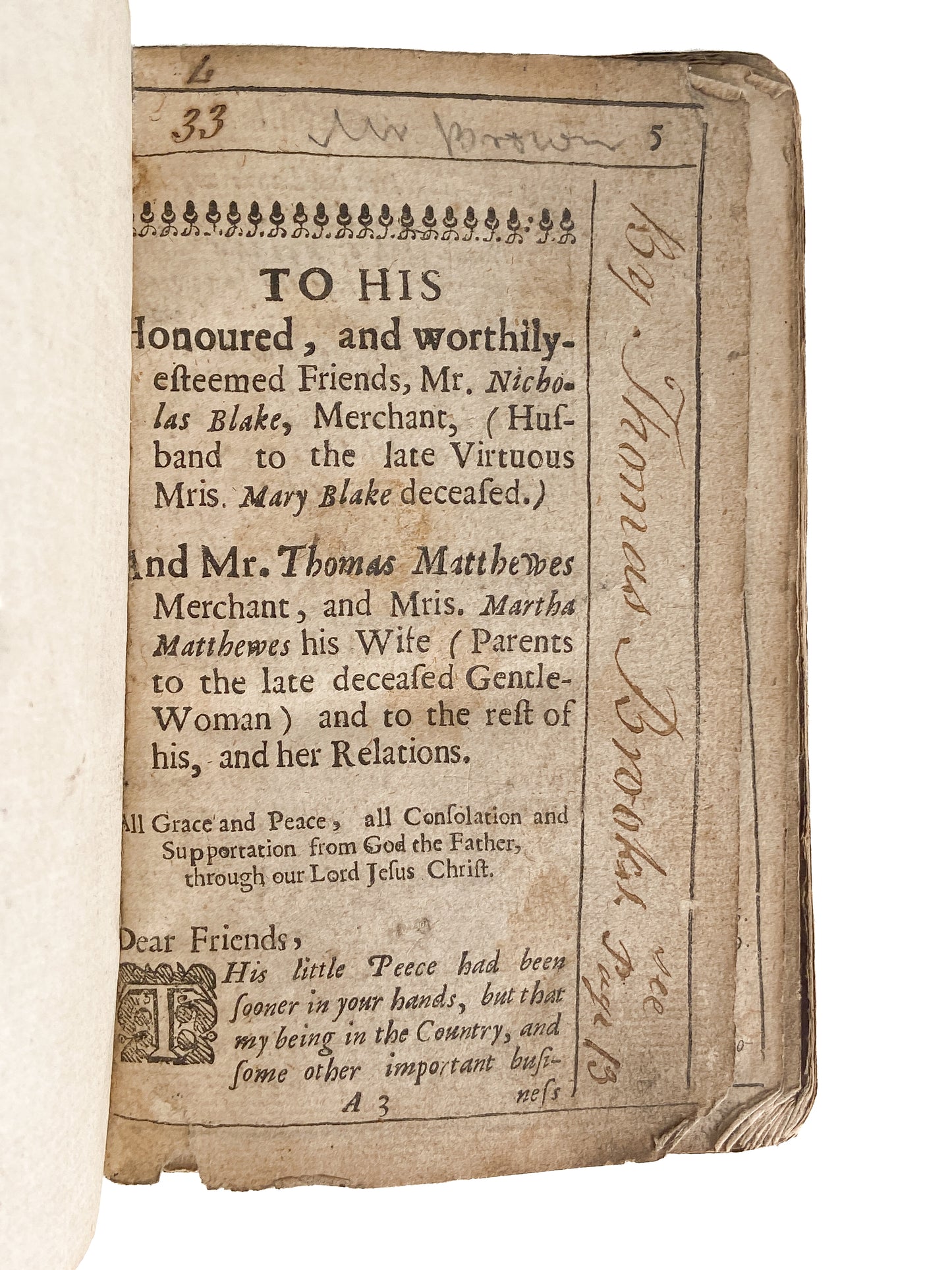 1668 THOMAS BROOKS. A String of Pearls. Classic Puritan - Beloved by Spurgeon.