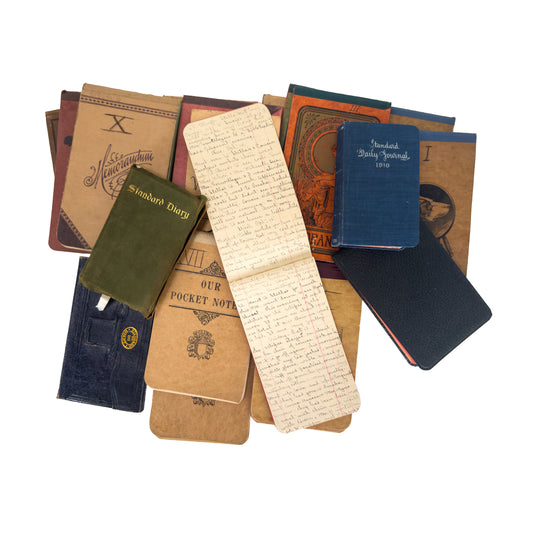 1894-1910 IOWA DIARY. 21 Volumes, 300,000 Word Diary. Dead-Ringer for the Music Man!