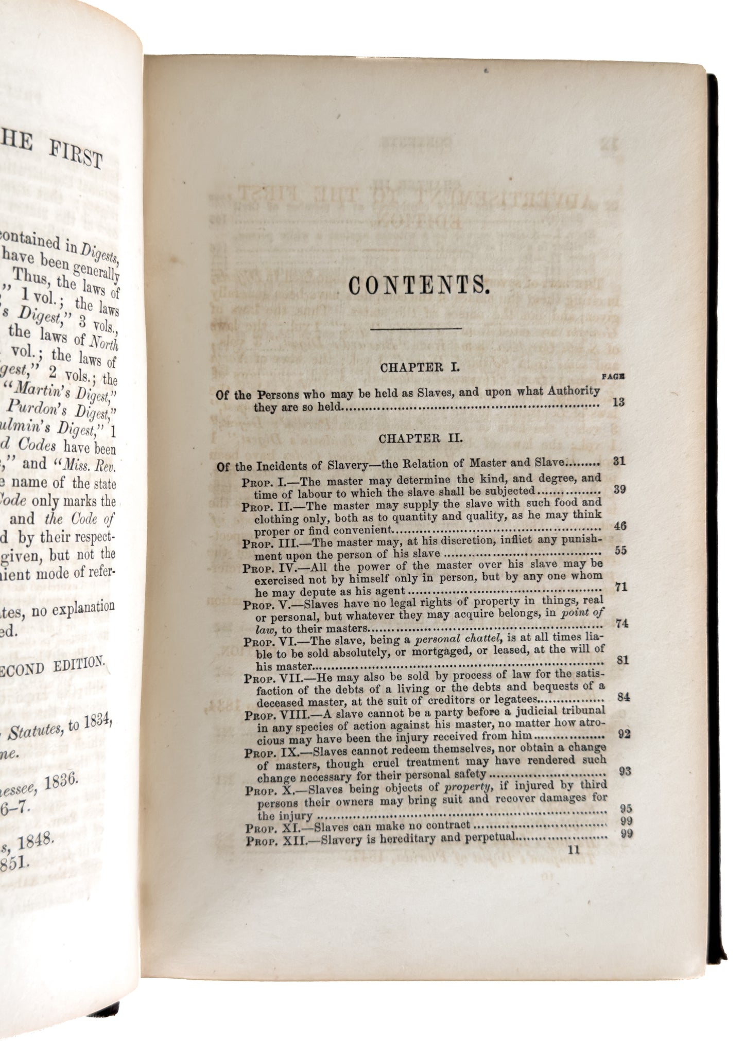 1856 GEORGE M. STROUD. Sketch of the Laws Relating to Slavery in America. VG Provenance.