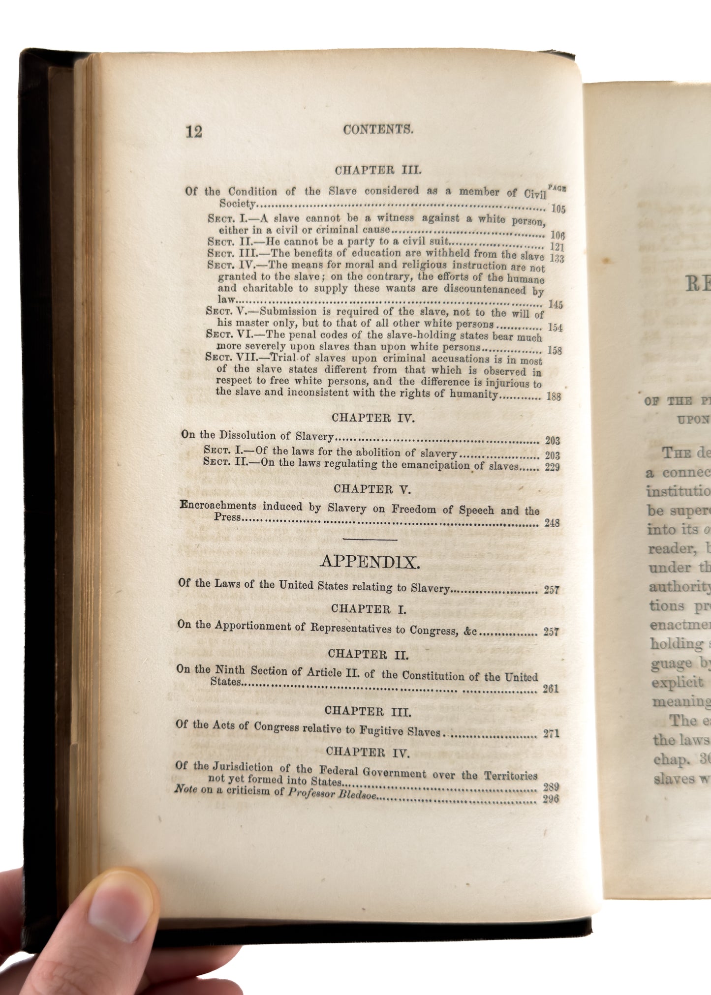 1856 GEORGE M. STROUD. Sketch of the Laws Relating to Slavery in America. VG Provenance.