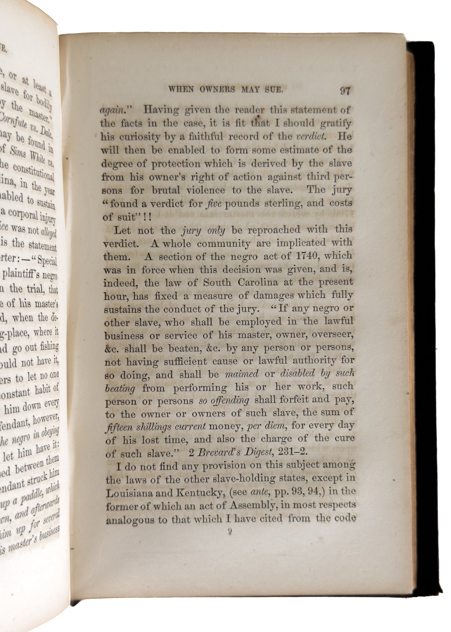 1856 GEORGE M. STROUD. Sketch of the Laws Relating to Slavery in America. VG Provenance.