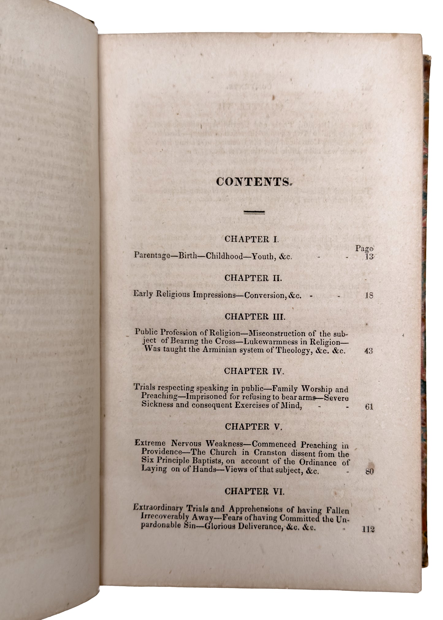 1829 BAPTIST REVIVALIST & WOMANIZER. Rare Memoir of Ray Potter - Six Principle & Freewill Baptist.