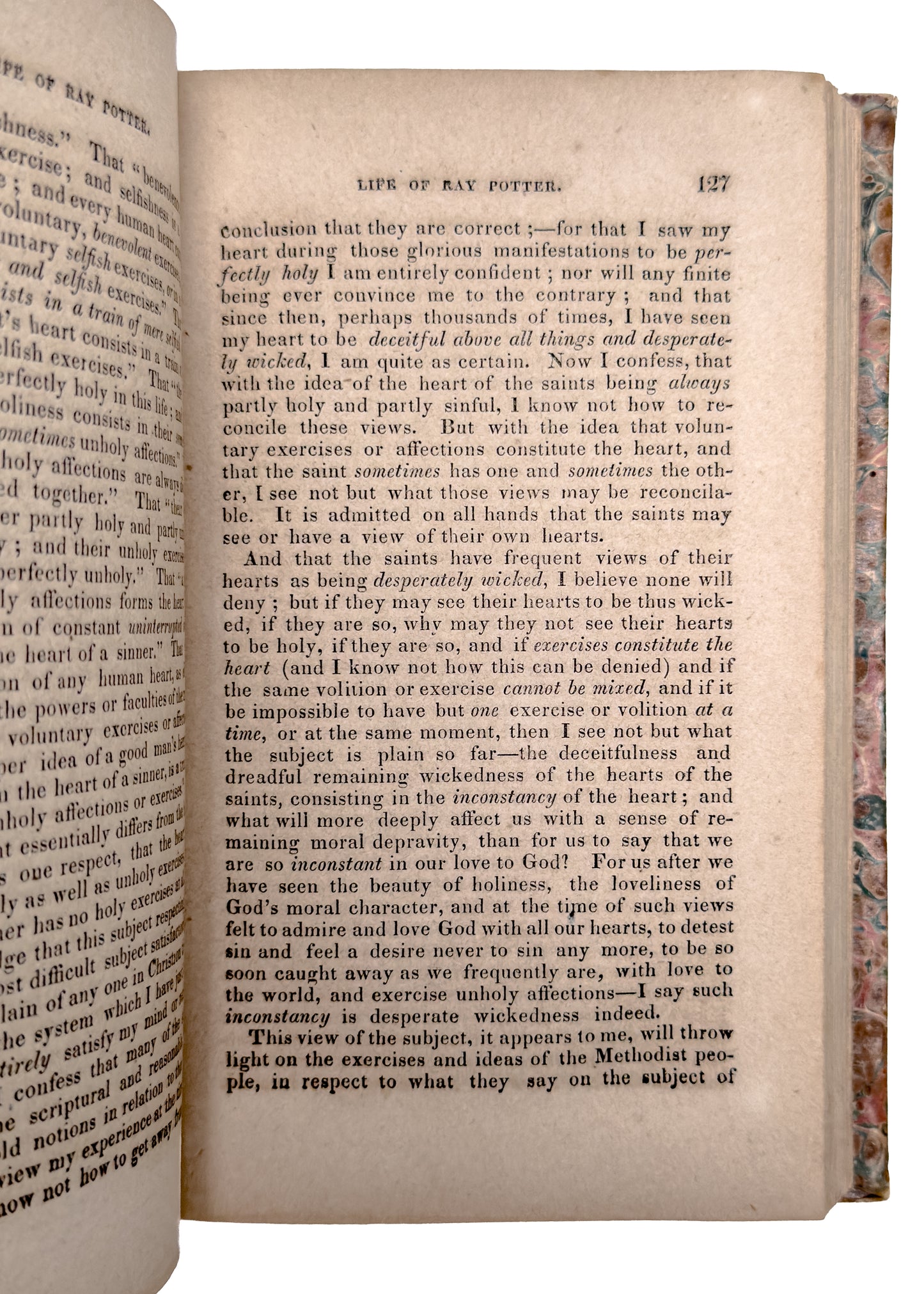 1829 BAPTIST REVIVALIST & WOMANIZER. Rare Memoir of Ray Potter - Six Principle & Freewill Baptist.