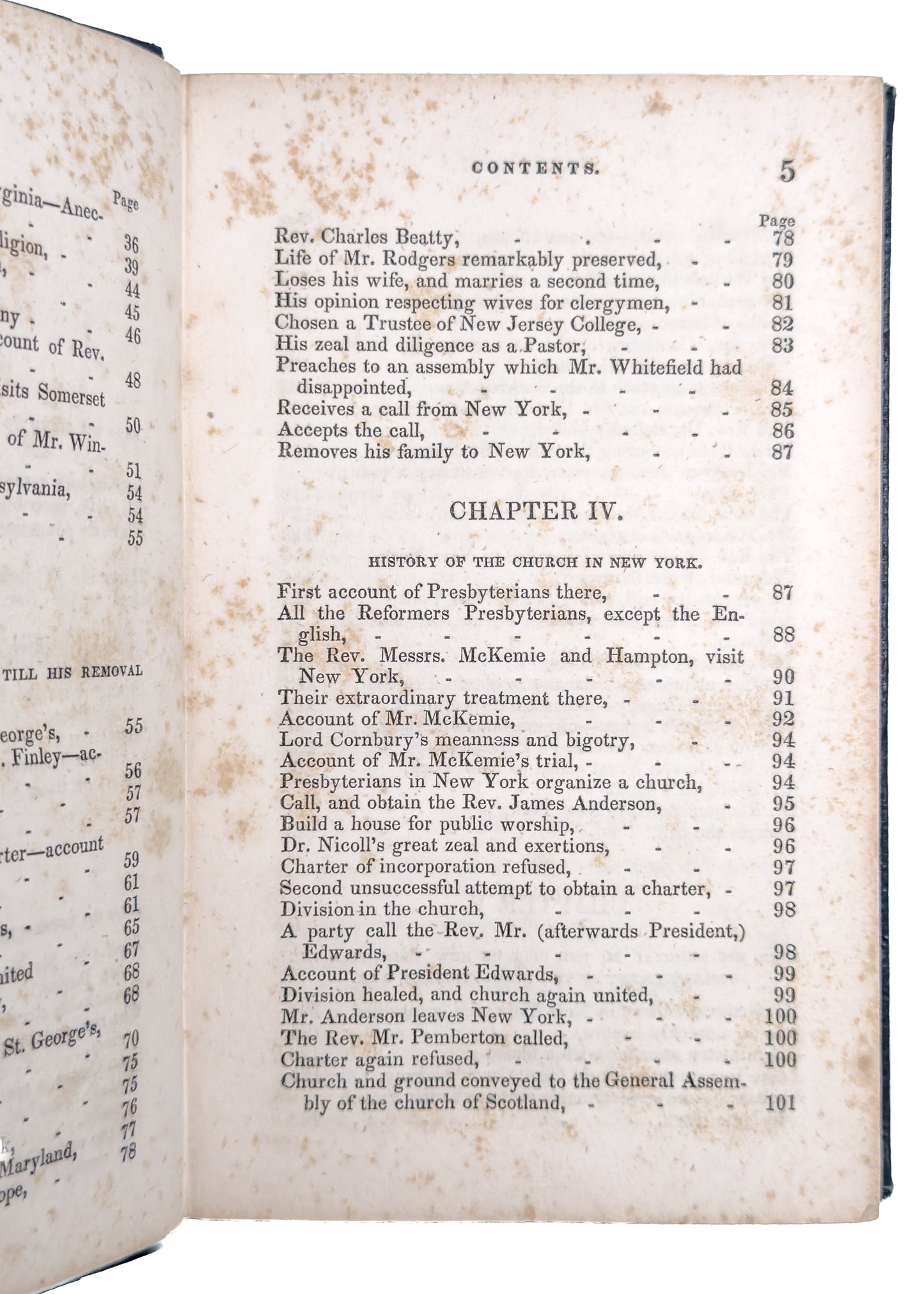 1840 JOHN RODGERS. Important Great Awakening & American Revolutionary War Presbyterian Memoir.