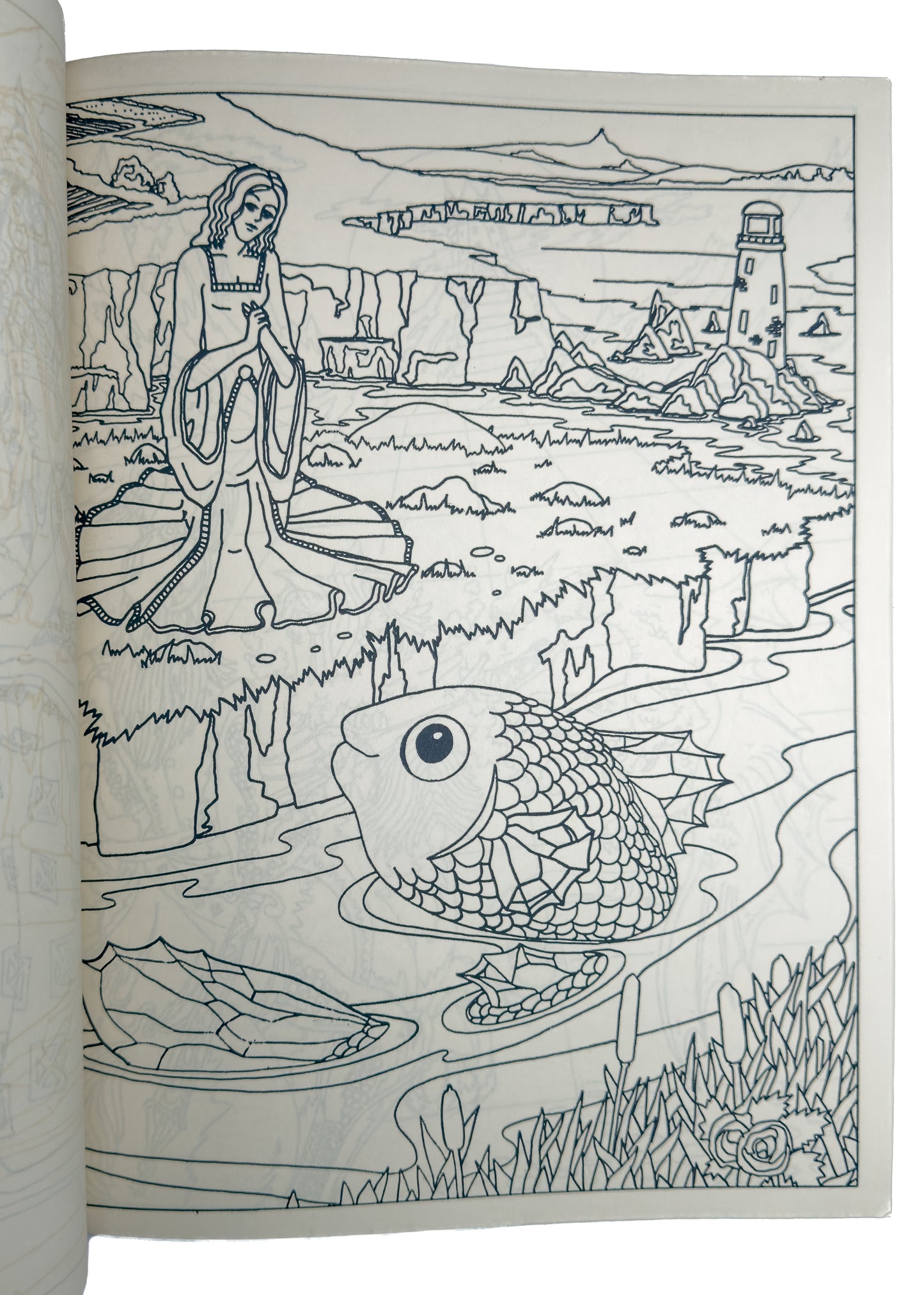 1973 PSYCHEDLIC. The Cosmic Colouring Book by Timothy Dry and Reigate Design School.