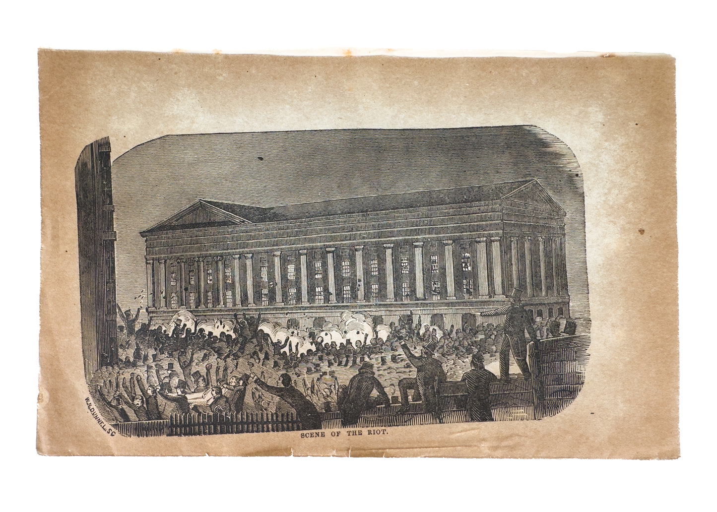 1849 ASTOR PLACE RIOT. Rare Illustrated Pamphlet. Police & Military Shot 50 Civilians!