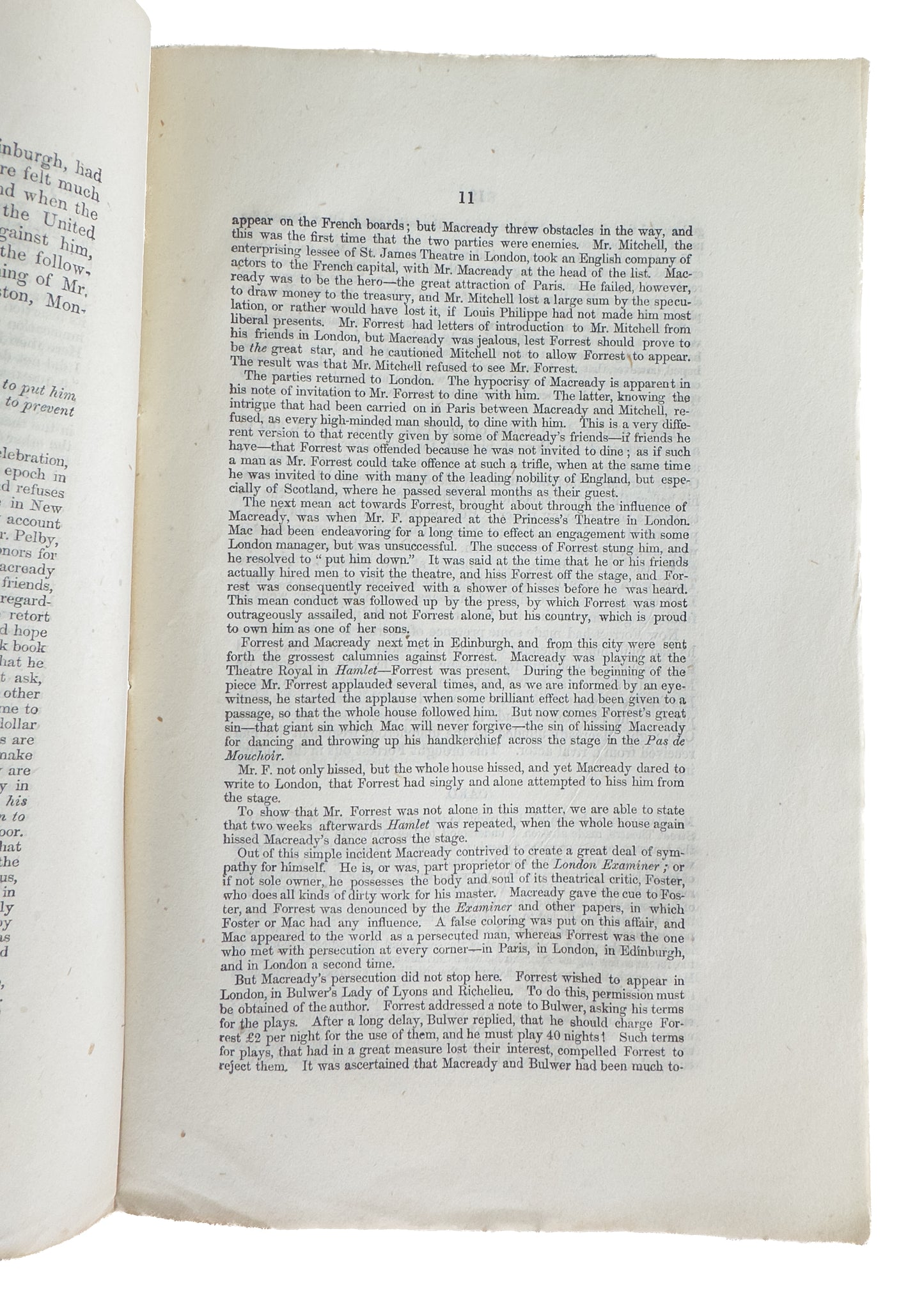 1849 ASTOR PLACE RIOT. Rare Illustrated Pamphlet. Police & Military Shot 50 Civilians!