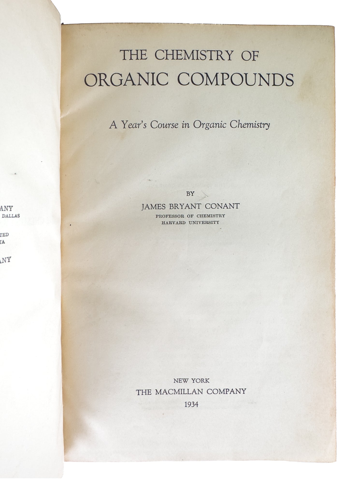 1932-1936 FINE BINDING - CHEMISTRY. Three Academic Chemistry Texts in Fine, Custom Leather Bindings.