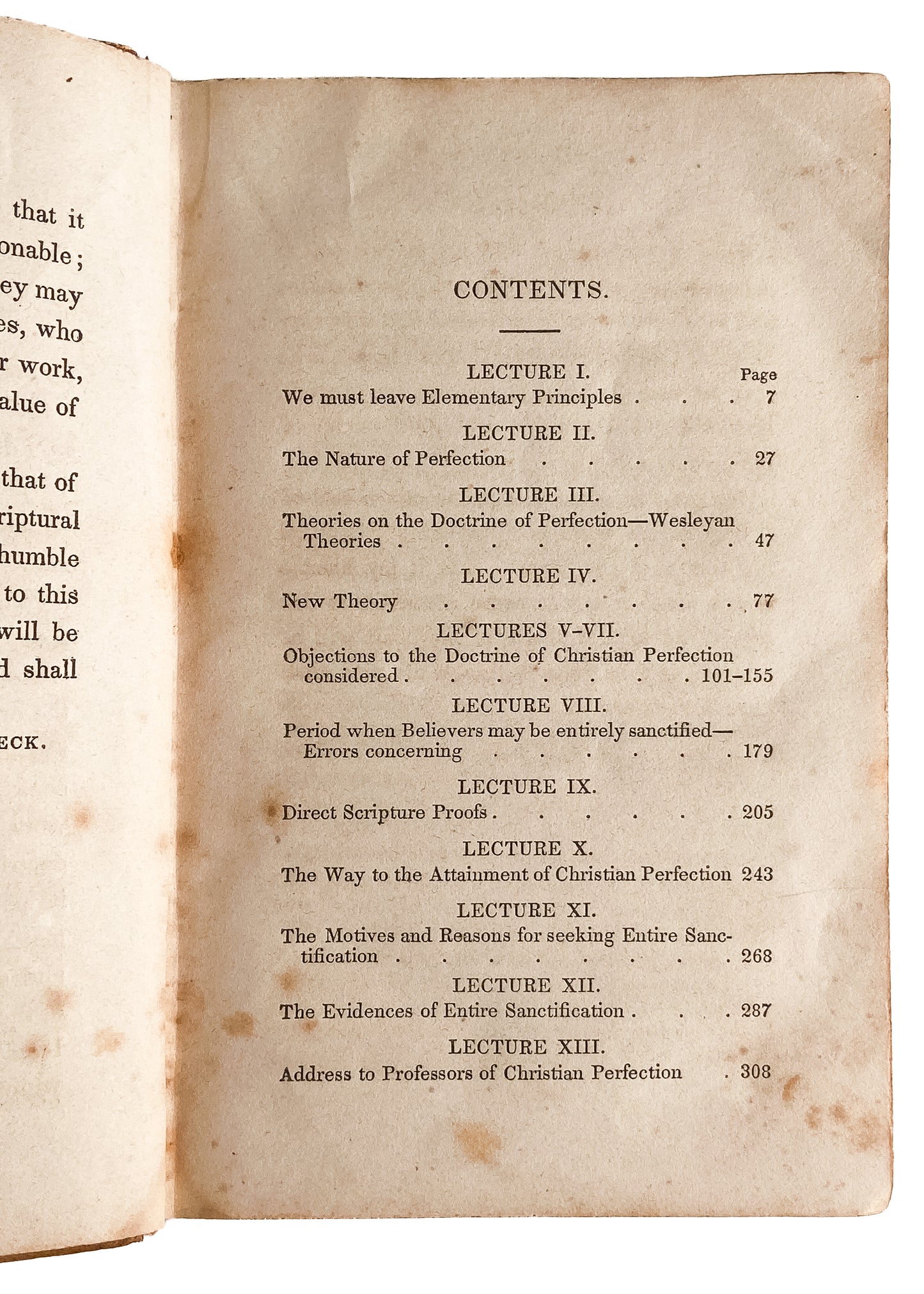 1845 METHODIST - CHRISTIAN PERFECTION. Nice Full Leather George Peck on Entire Sanctification.