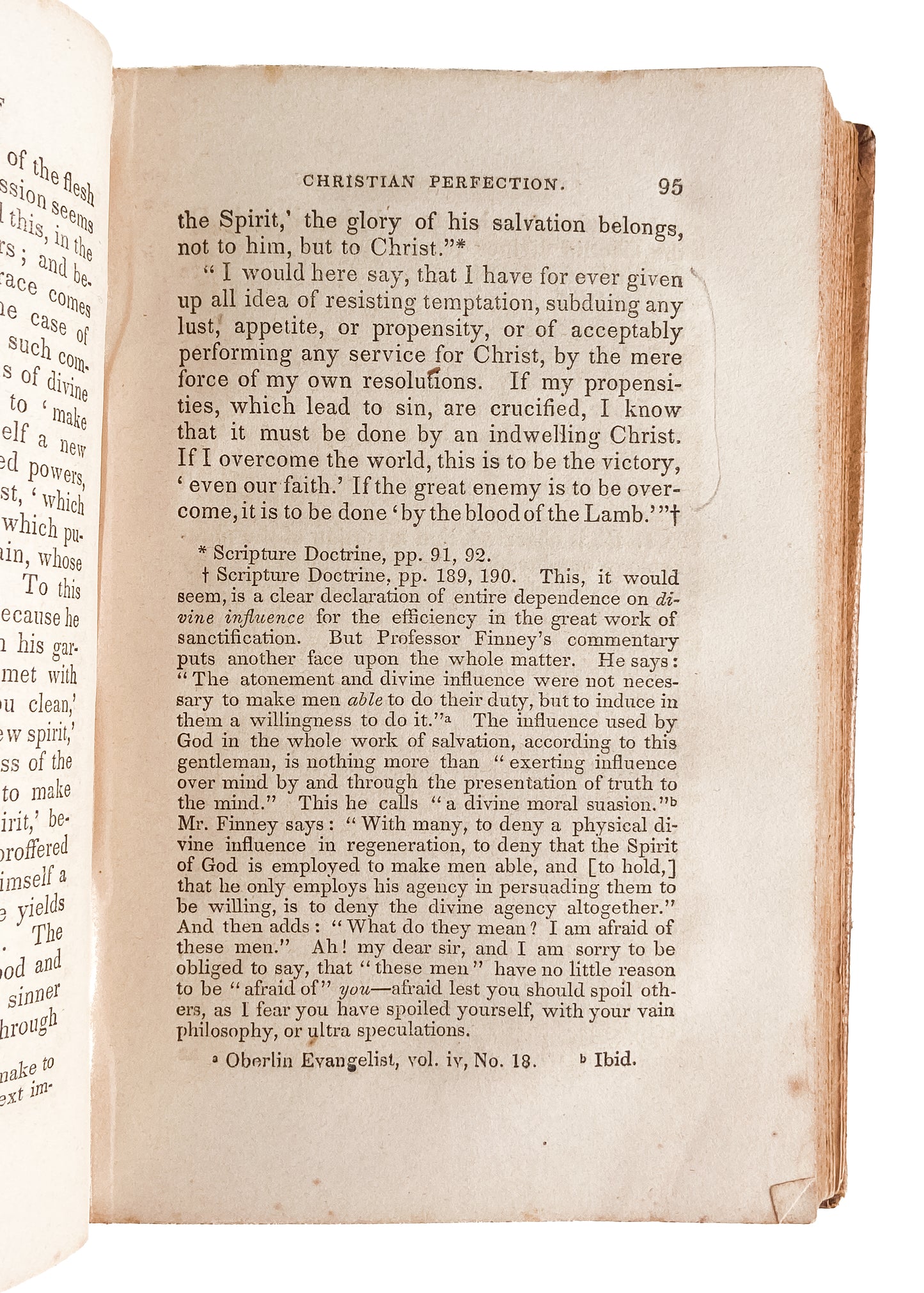 1845 METHODIST - CHRISTIAN PERFECTION. Nice Full Leather George Peck on Entire Sanctification.