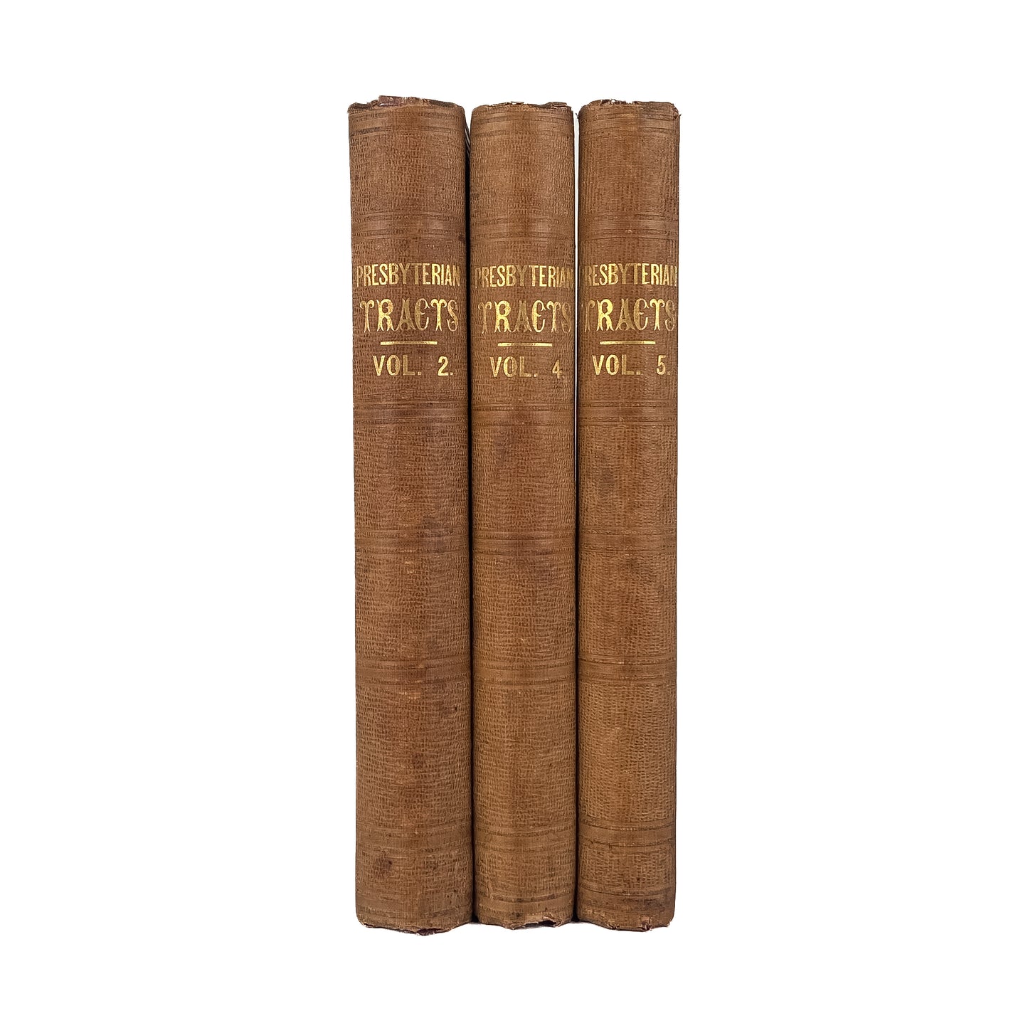 1850 PRESBYTERIAN TRACTS. Three Volumes of "Presbyterian Tracts" in Very Crisp Condition.