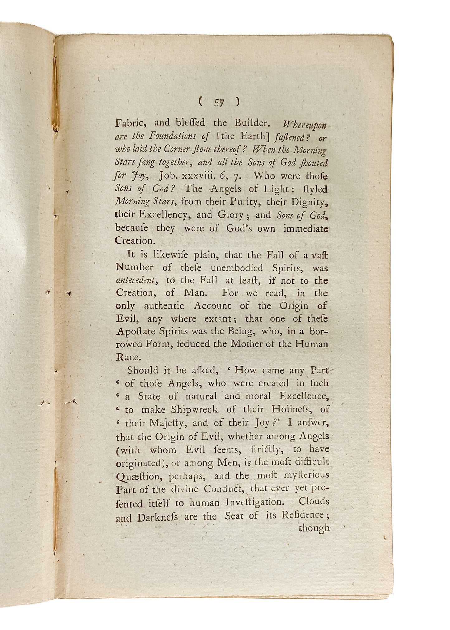 1783 AUGUSTUS TOPLADY. The Creed of Devils and A Word on Ghosts and Apparitions.