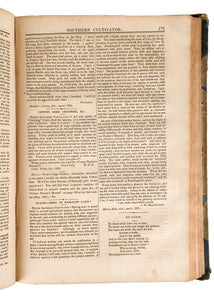 1859 SOUTHERN PLANTATION SLAVERY. Rare Georgia Pro-Slavery Periodical for Re-Opening Slave Trade.