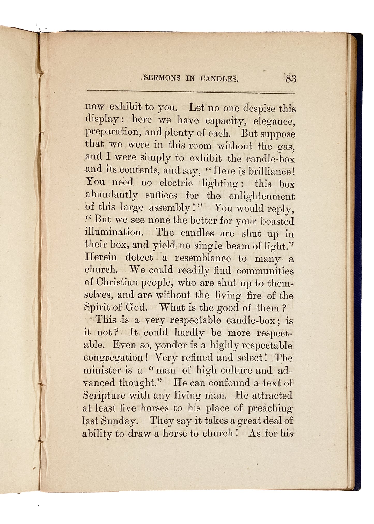 1890 C. H. SPURGEON. Sermons in Candles. First Edition - Very Early Imprint.