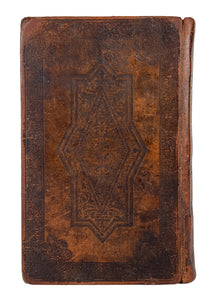 1829 SUNDAY SCHOOL ISSUE BIBLE. Rare British & Foreign Bible Society Block-Embossed Bible