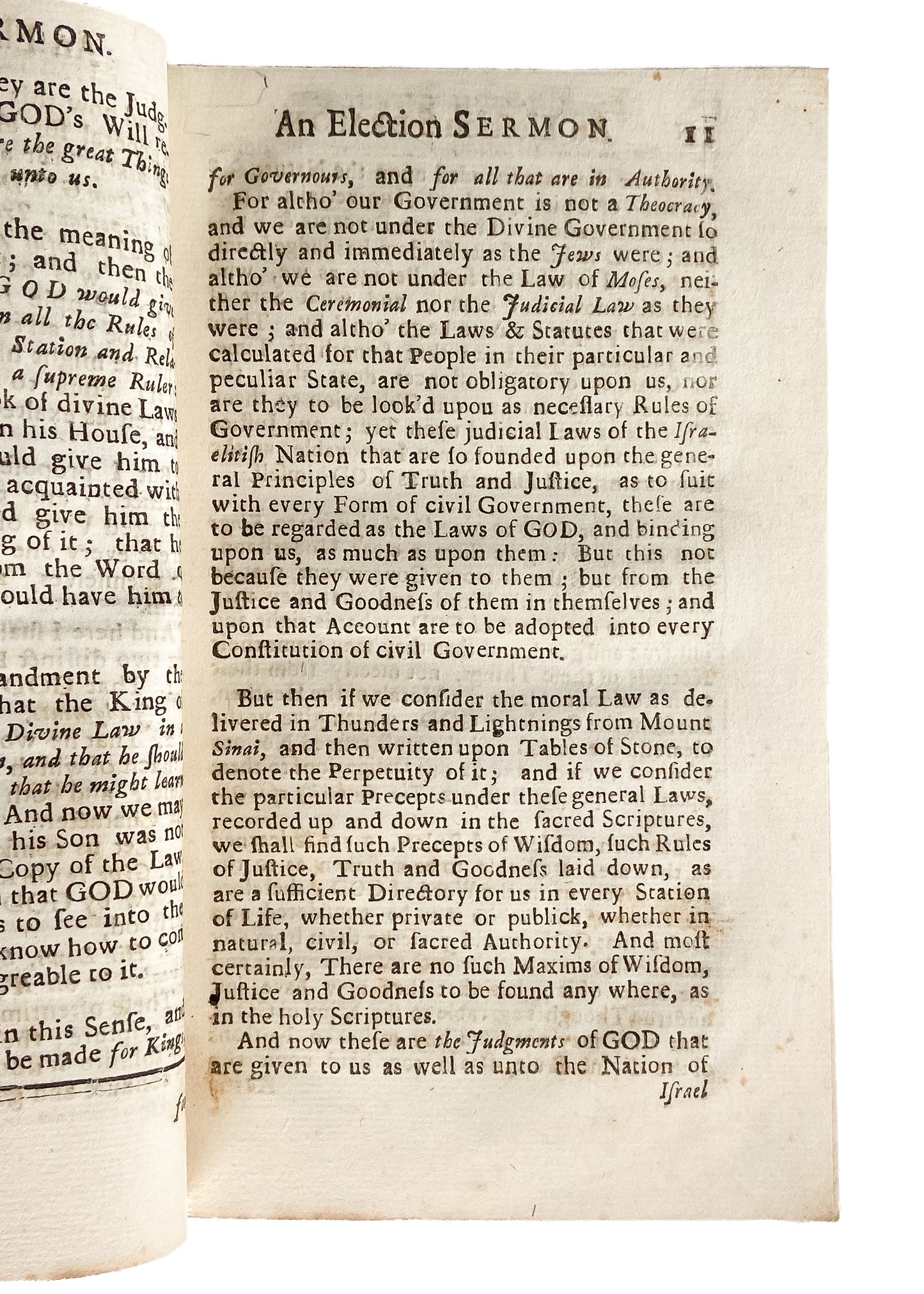 1742 NATHANIEL APPLETON. Godliness Necessary in Government Leaders. Owned by Satan-Pact Family.