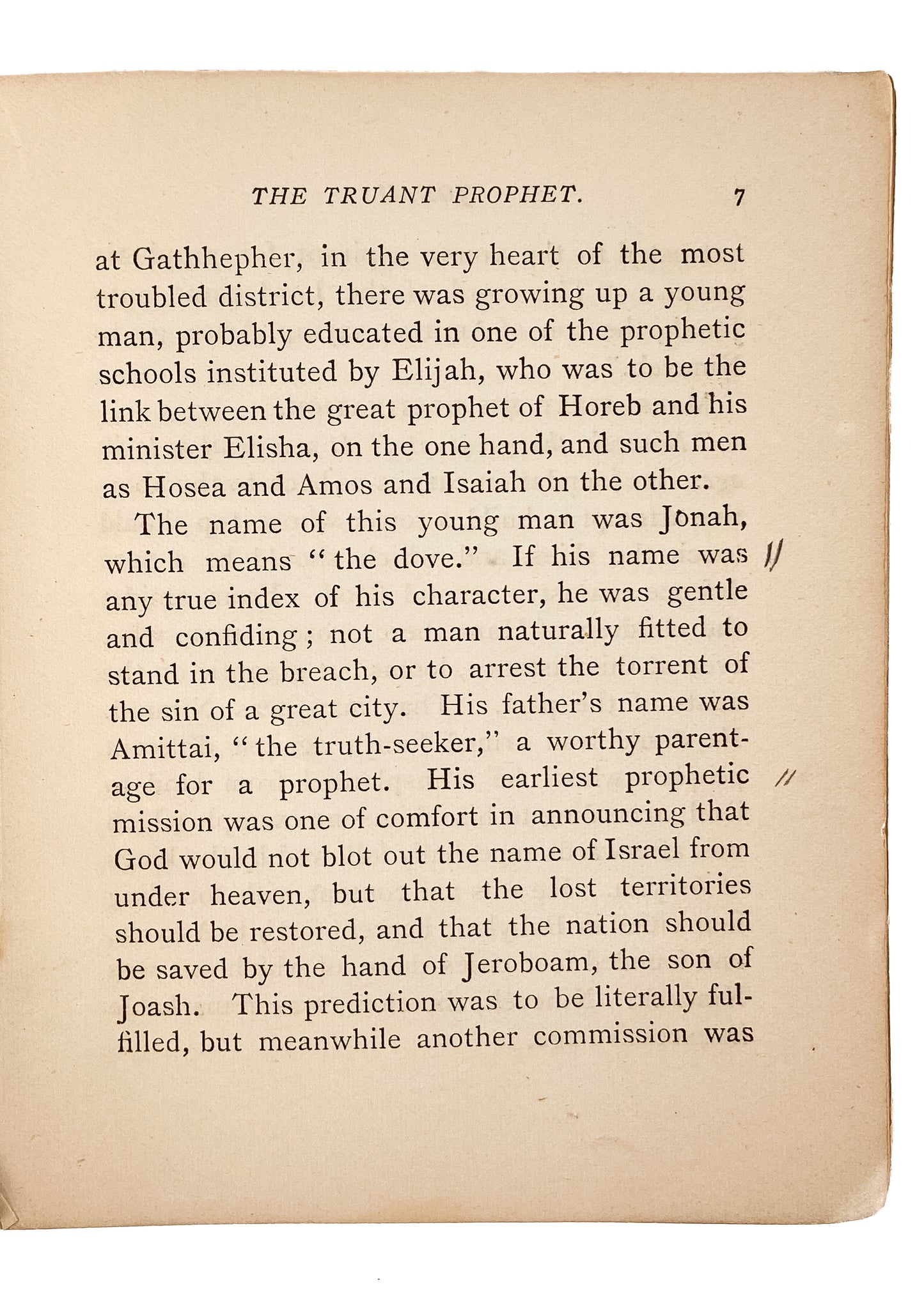 1897 F. B. MEYER. Jonah. The Truant Prophet. No Copies on the Market.