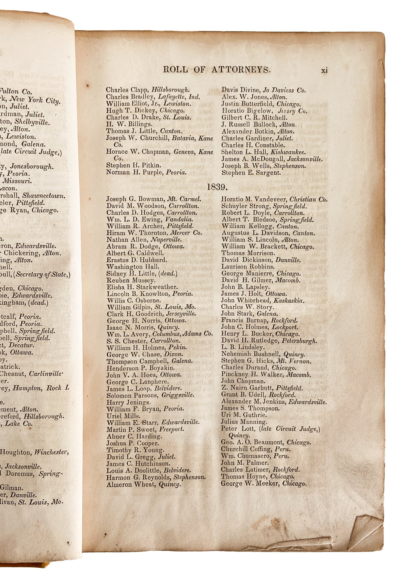 1839-1844 ABRAHAM LINCOLN. Argues the Slave Case that Changed America. Superb Provenance.