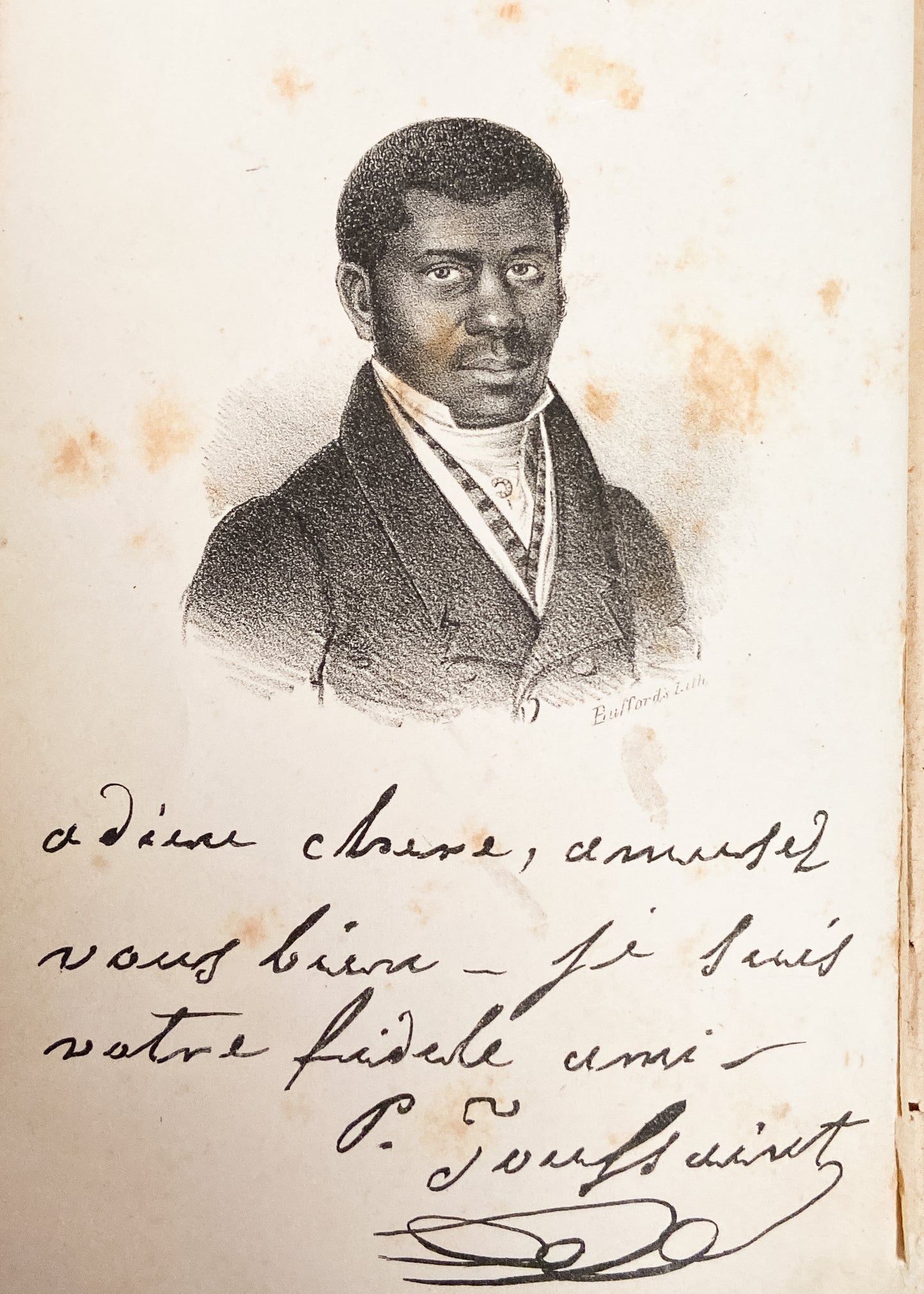 1854 EX-SLAVE IN NEW YORK. Memoir of Pierre Toussaint, Haitian Slave to New York Hairdresser.