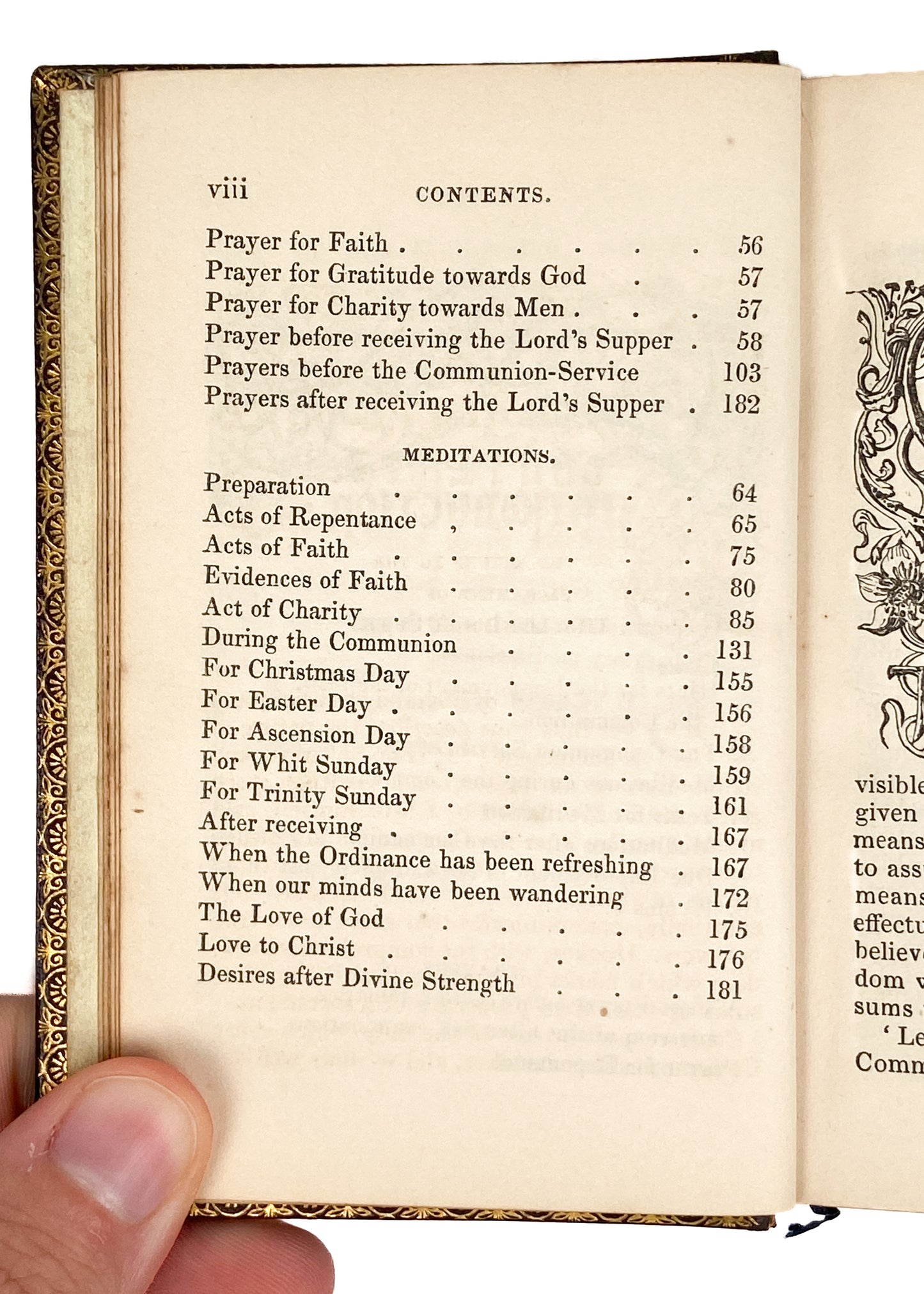 1851 EDWARD BICKERSTETH. Evangelical Companion to Holy Communion. Fine Leather!