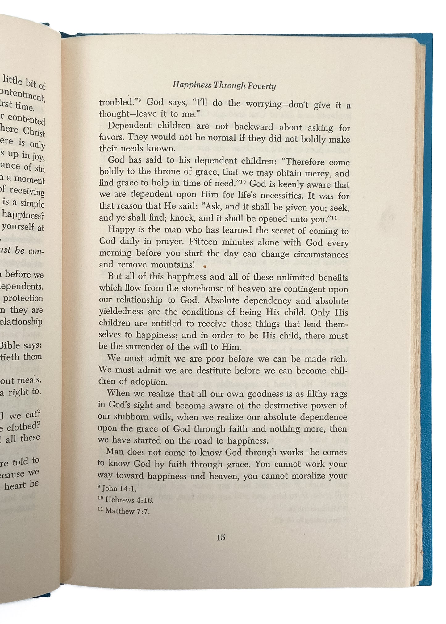 1955 BILLY GRAHAM. Signed First Edition. The Secret of Happiness. Jesus on the Beatitudes.