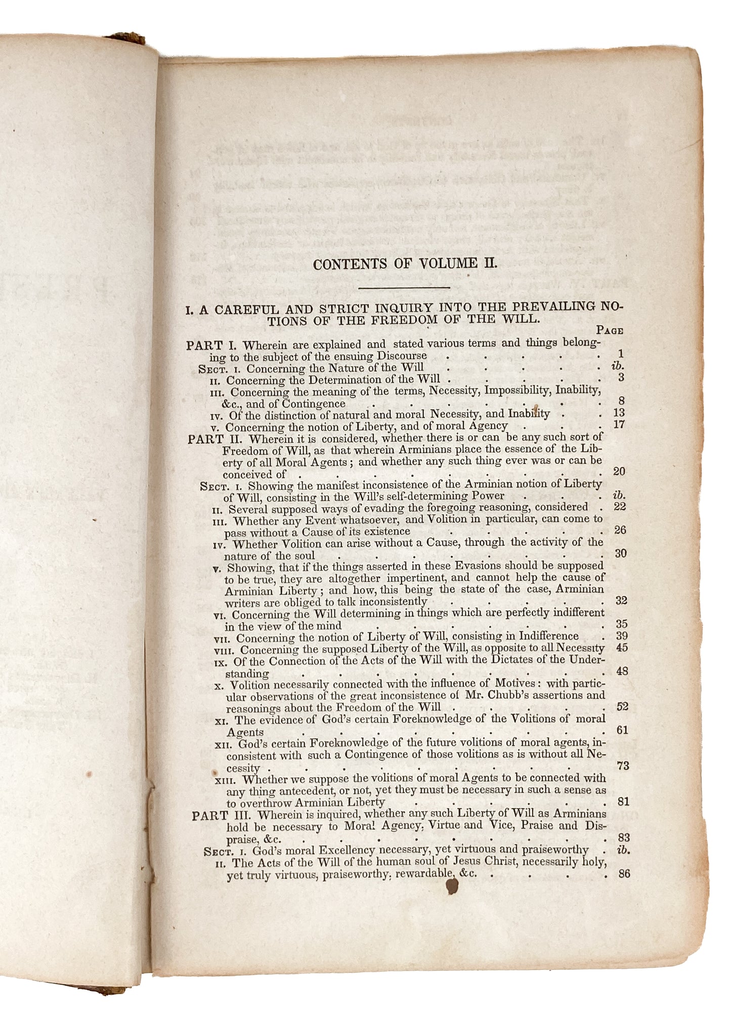 1844 JONATHAN EDWARDS. The Glory of God in Election, Predestination, &c. Full Leather.