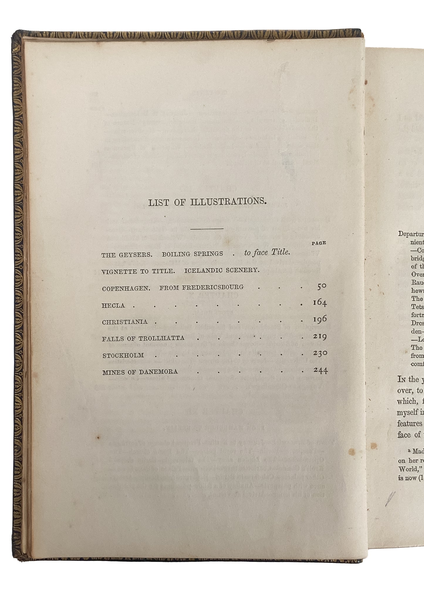 1853 ICELAND. Visit to Iceland with Eight Tinted Engravings by Ida Pfeiffer.