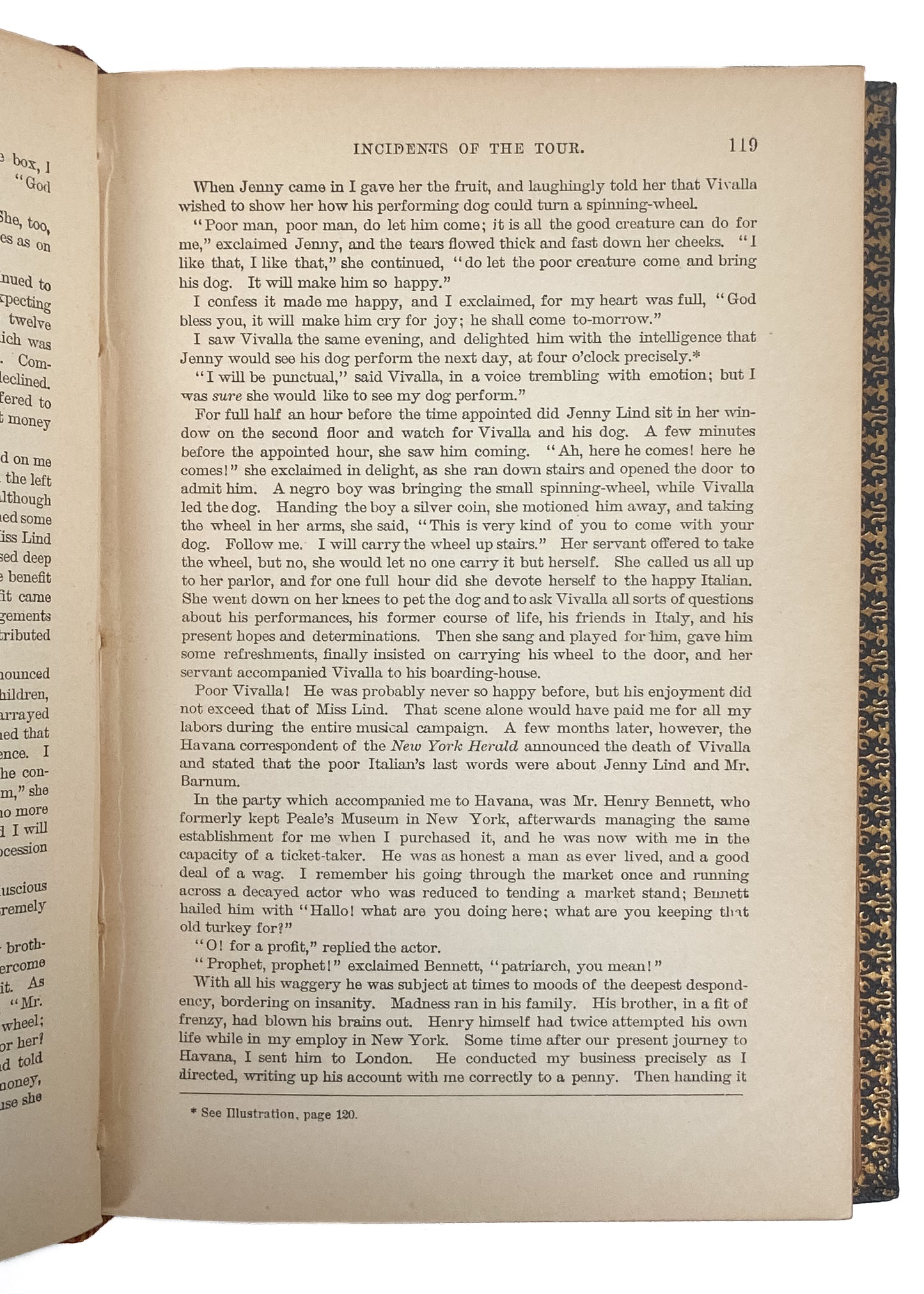 1889 P. T. BARNUM. Fine Binding First Editionof Sixty-Years' Recollections of P. T. Barnum.