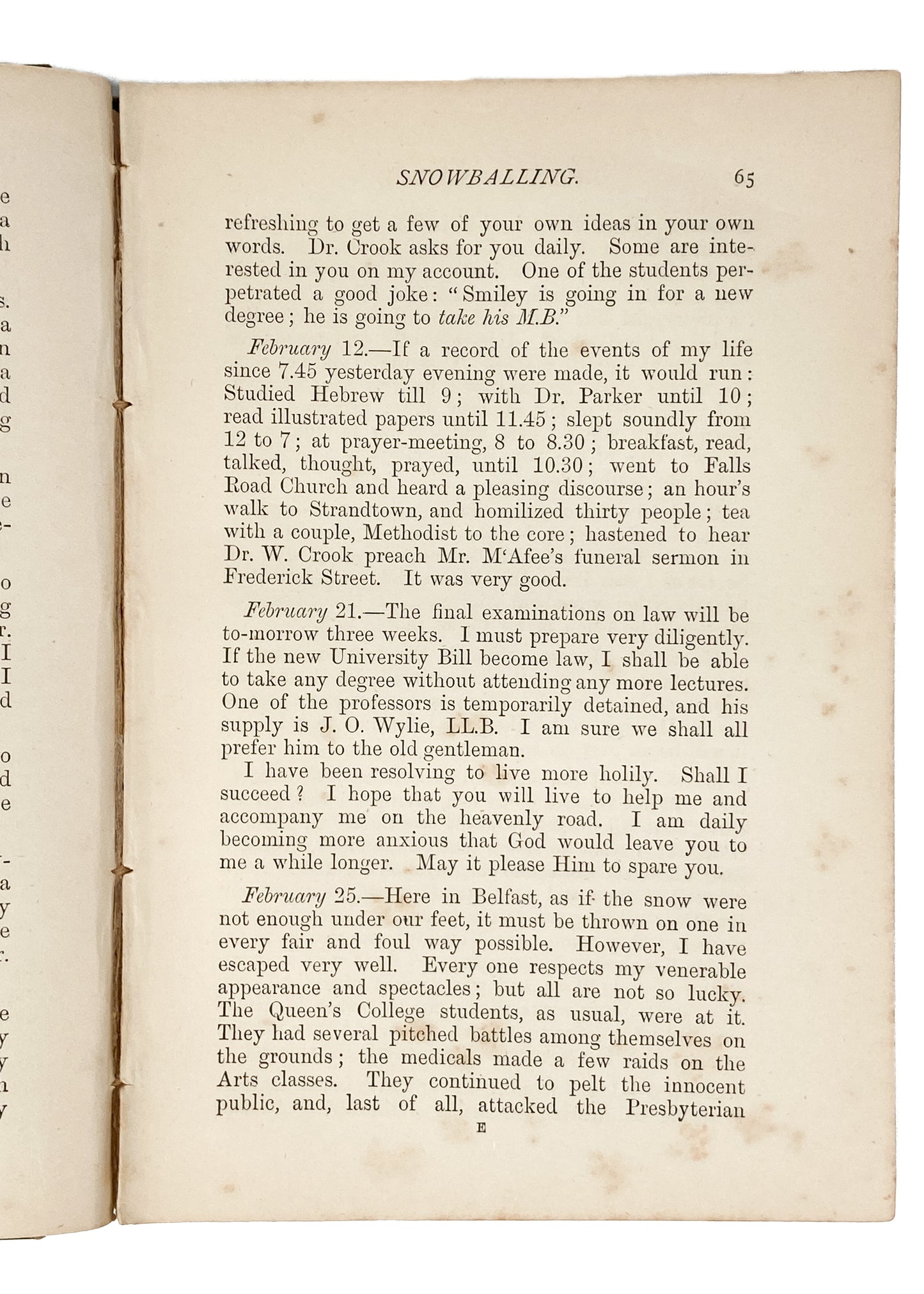 1888 WILLIAM SMILEY. Account of Irish Methodist Revival - Divine Healing &c. Autographed.