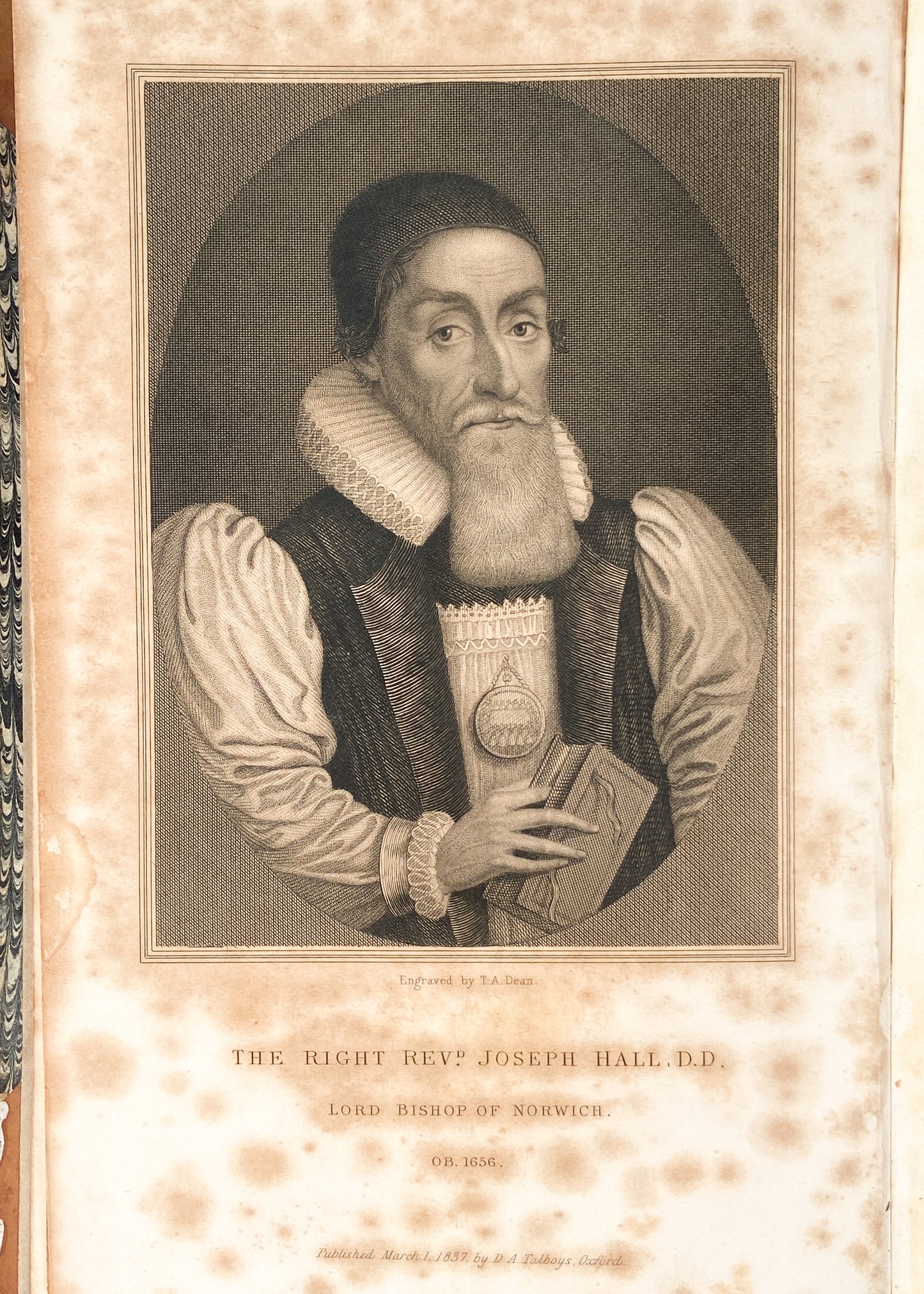 1837 JOSEPH HALL [1574-1656]. The Works of Joseph Hall in Twelve Volumes. Spurgeon Recommended!