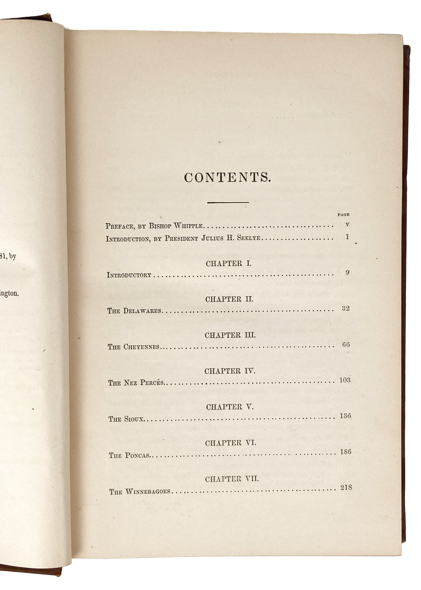 1881 NATIVE AMERICAN GENOCIDE. A Century of Dishonor. United States De ...