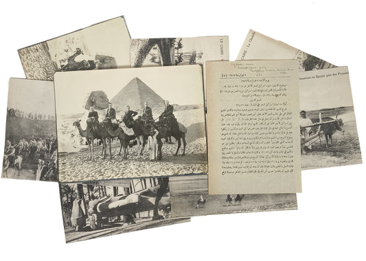 1918 WORLD WAR I 450pp Diary with Content on Middle Eastern Travel, Missions, and the War