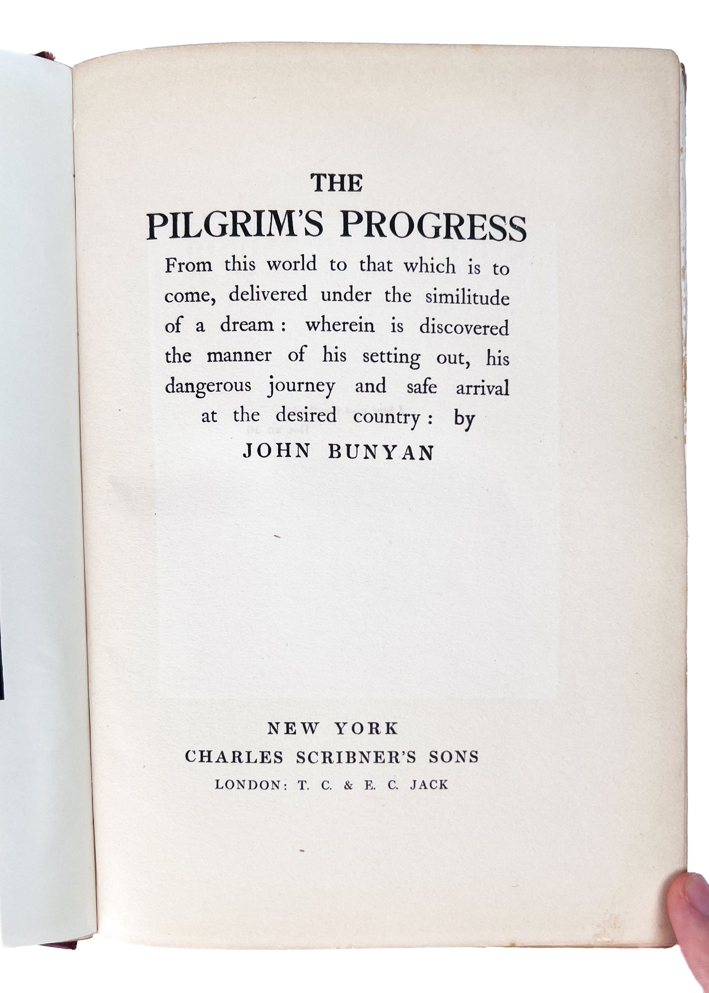 1920 JOHN BUNYAN / BYAM SHAW. Pilgrims Progress - Superbly Illustrated in Monogramed Binding.