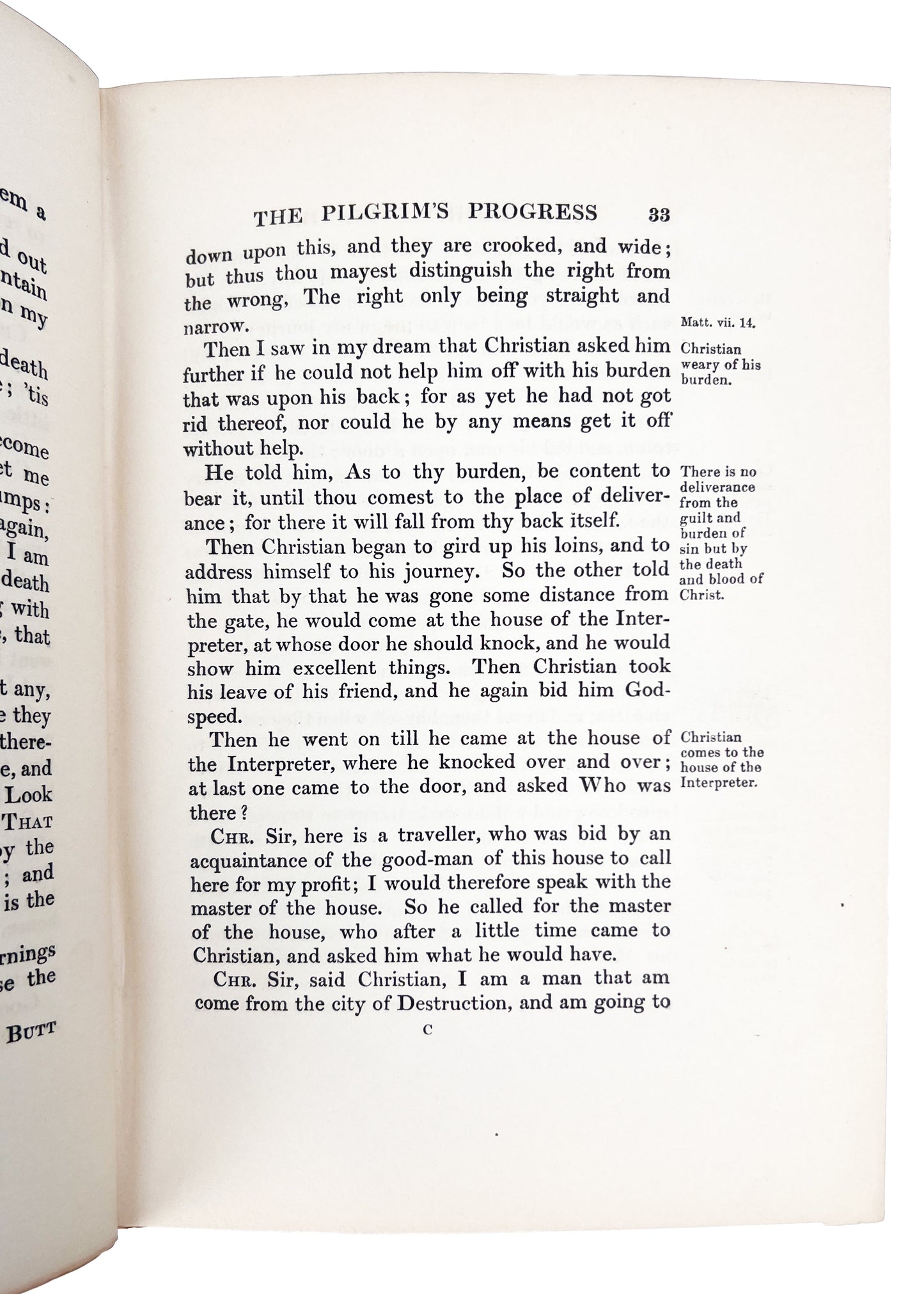 1920 JOHN BUNYAN / BYAM SHAW. Pilgrims Progress - Superbly Illustrated in Monogramed Binding.