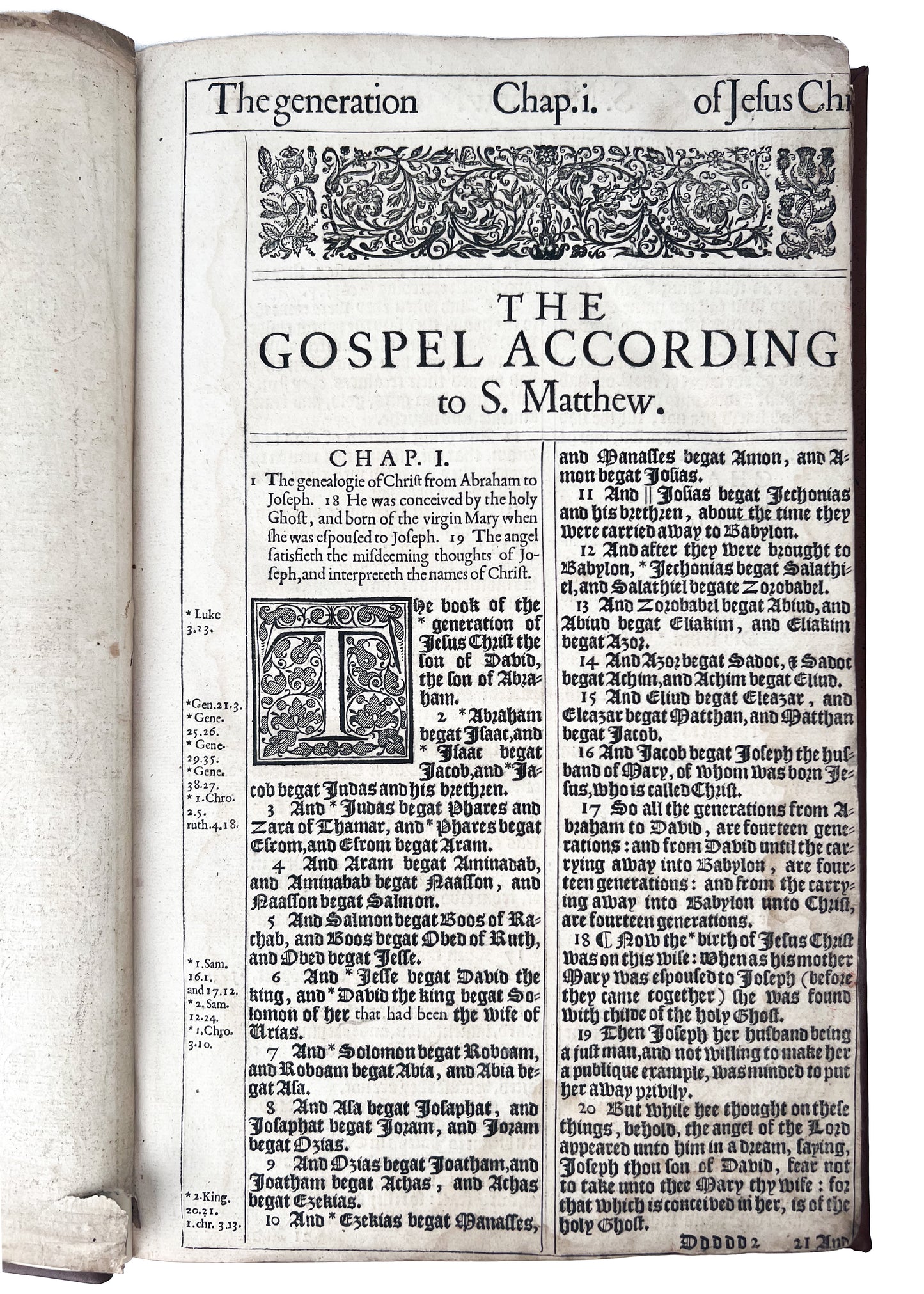 1639 KING JAMES. The Final 59 Line King James Version Folio of the First Edition!