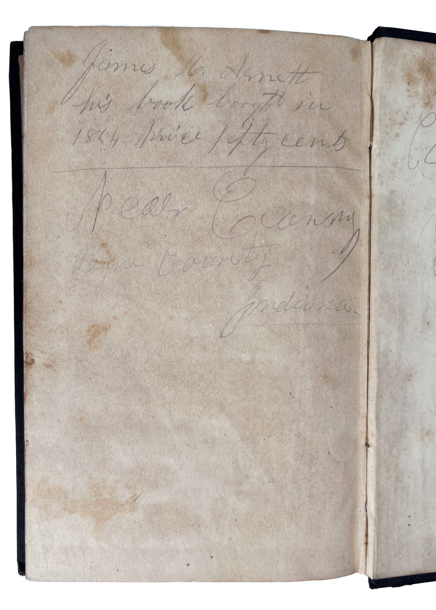 1852 UNDERGROUND RAILROAD. Chattel Slavery a Sin against God & Man. Owned by Underground Railroad Conductor!