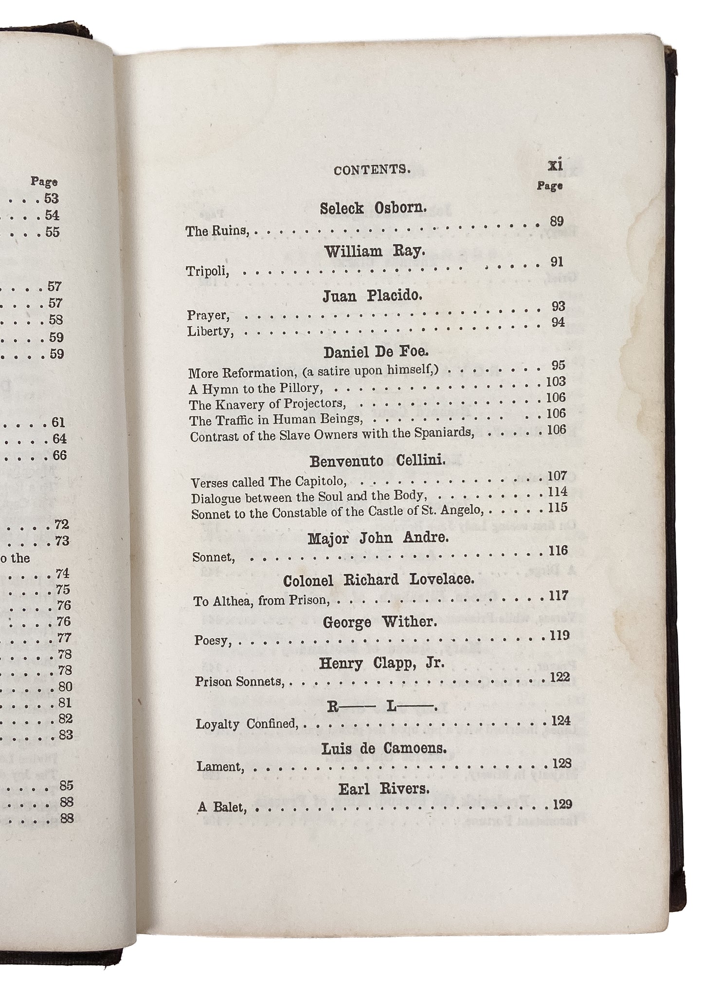 1848 WILLIAM LLOYD GARRISON, et al. Lines by those Persecuted for Abolition, Liberty, and Conscience.