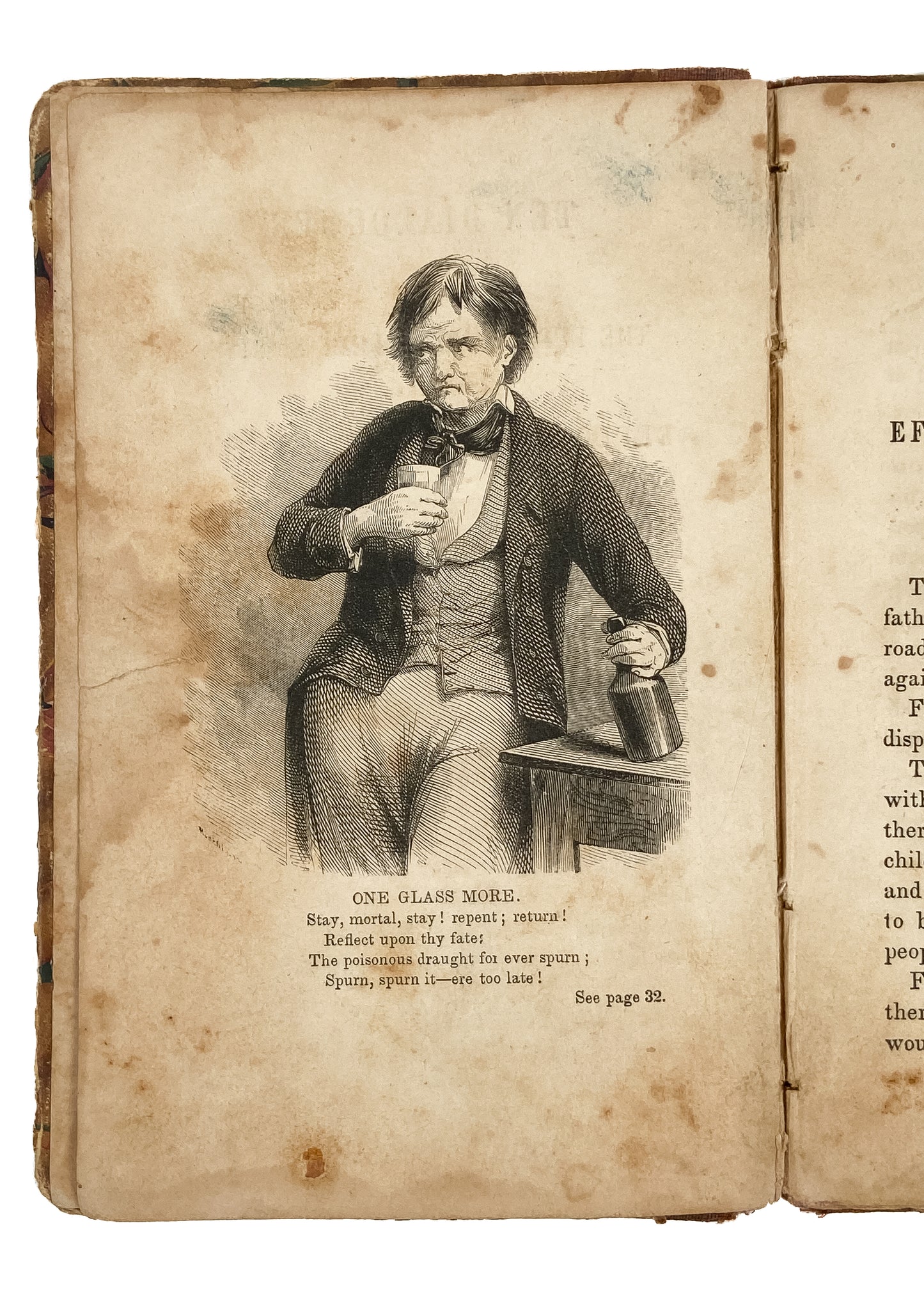 1850 TEMPERANCE - ANTI-SALOON. Ten Dialogues on the Effects of Ardent Spirits