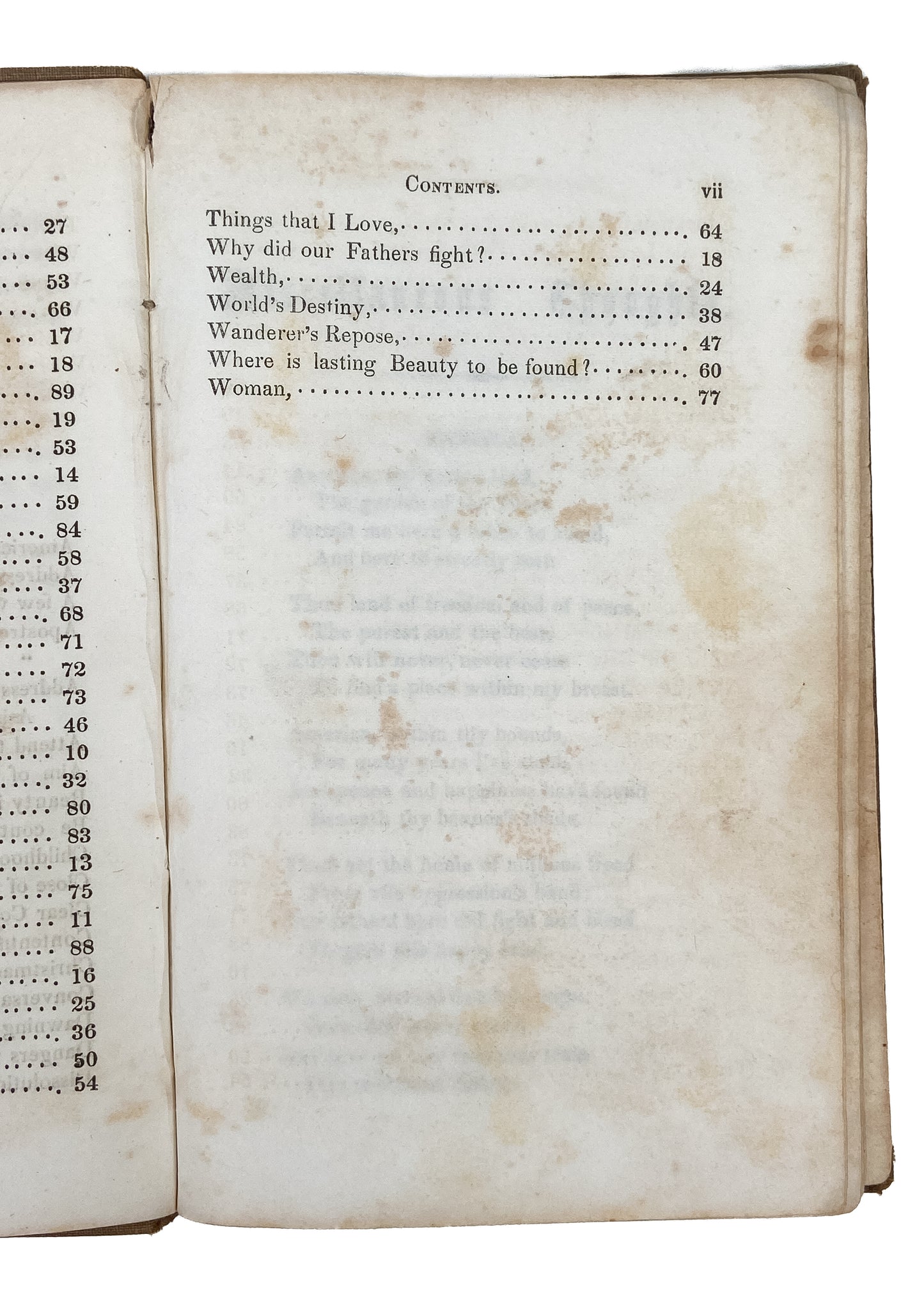 1855 OHIO ABOLITIONIST. Thoughts in Prose and Verse by Marquis Mundell. Very Rare.